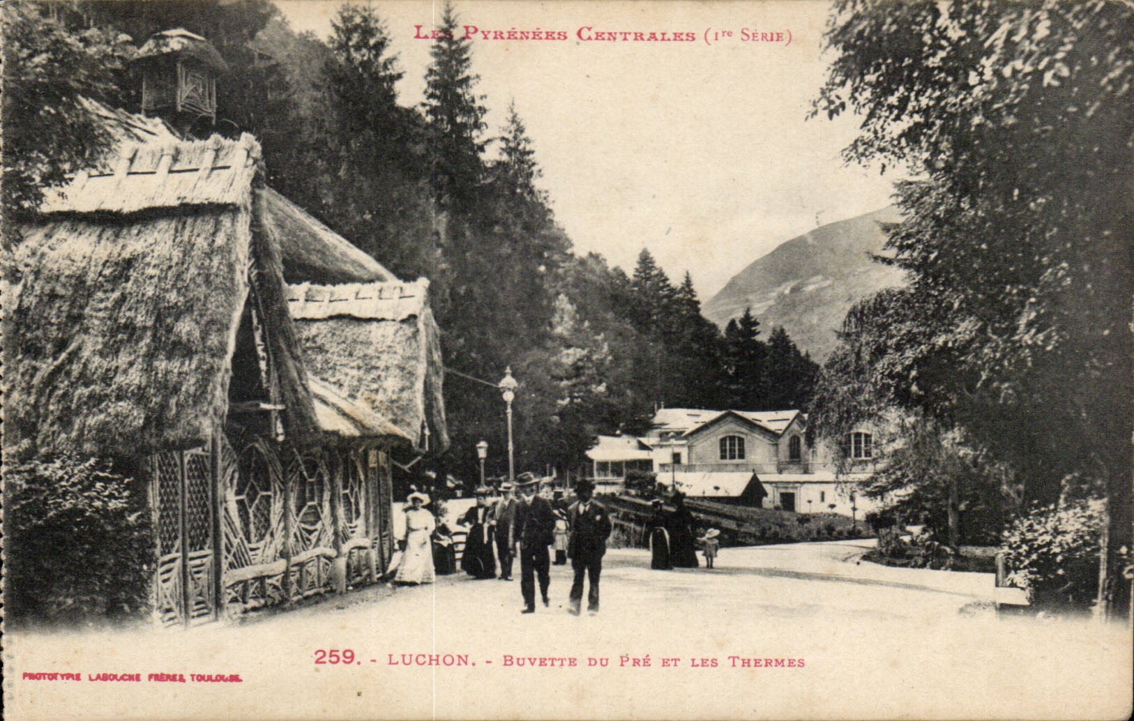 Luchon - Refreshment bar of Pre and Thermal baths - CPA