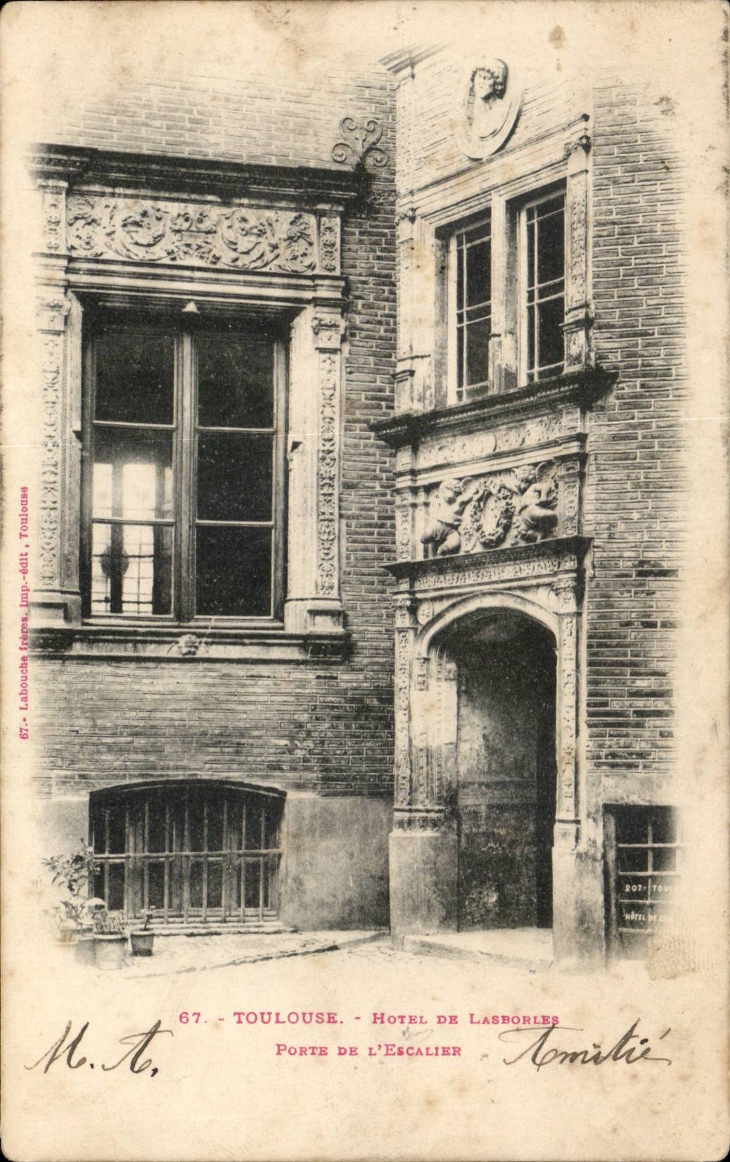 Toulouse - L'Hotel - Porte de l'Escalier CPA 