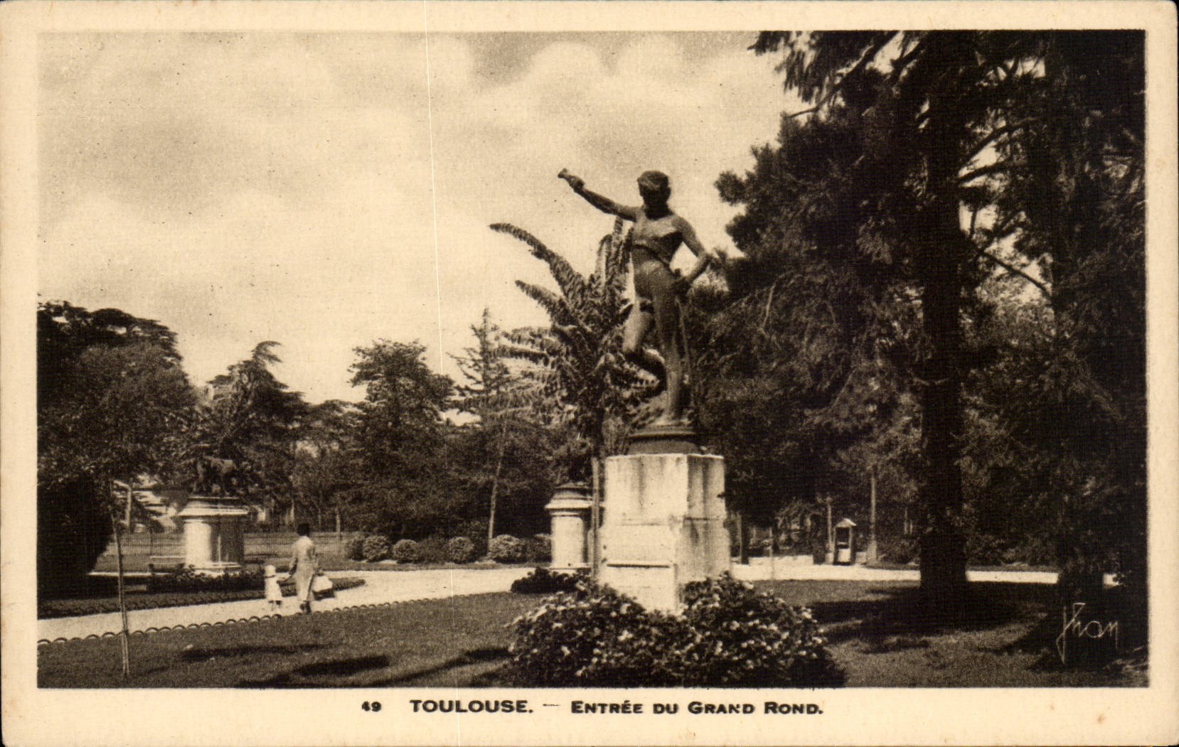 Toulouse - Entree du Grand Rond CPA 