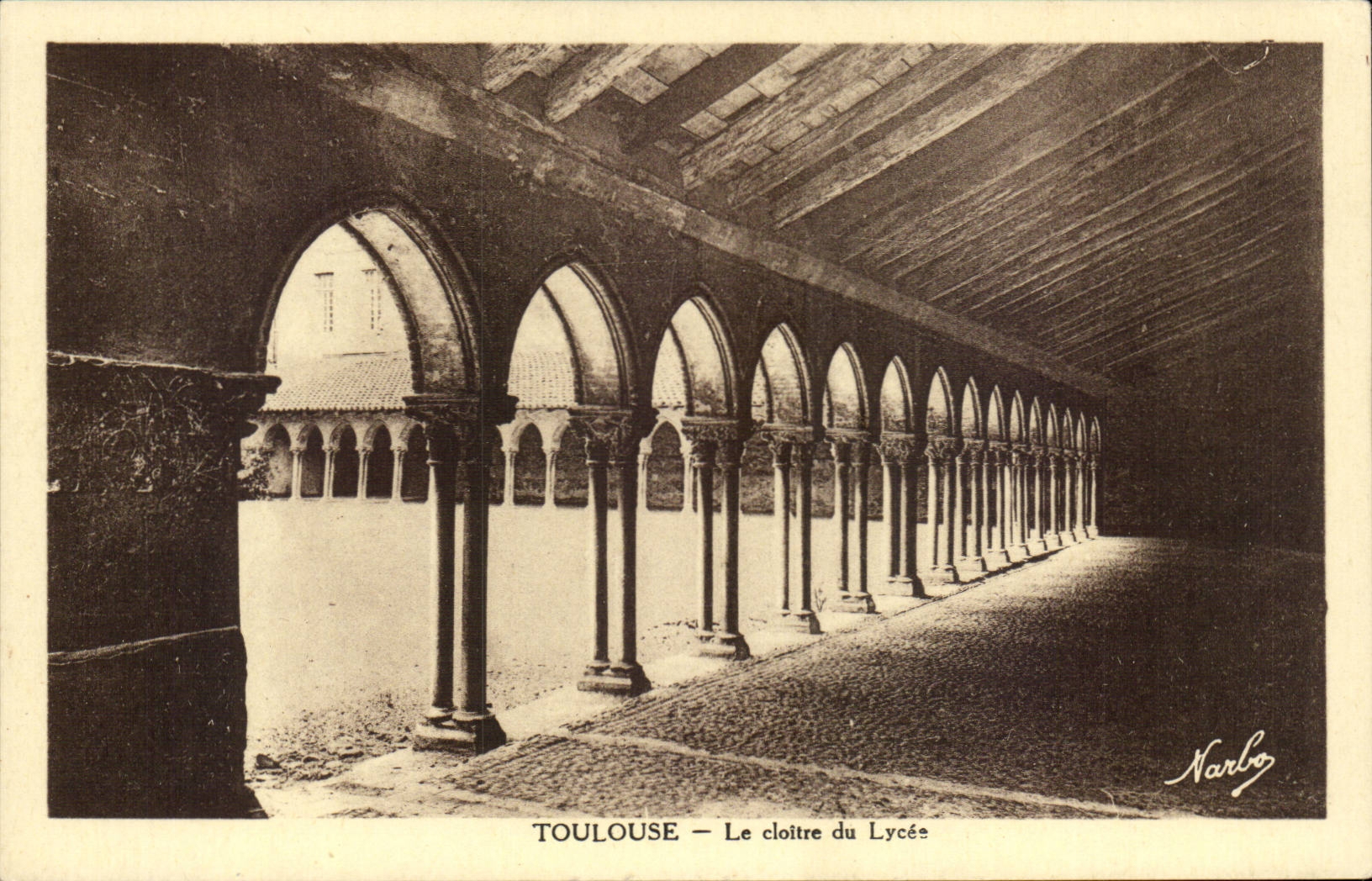 Toulouse - Le Cloitre du Lycee - CPA 