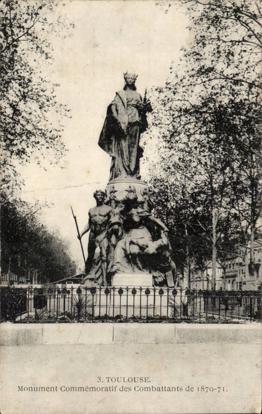 Toulouse - Monument Commemoratif des Combattants - CPA 