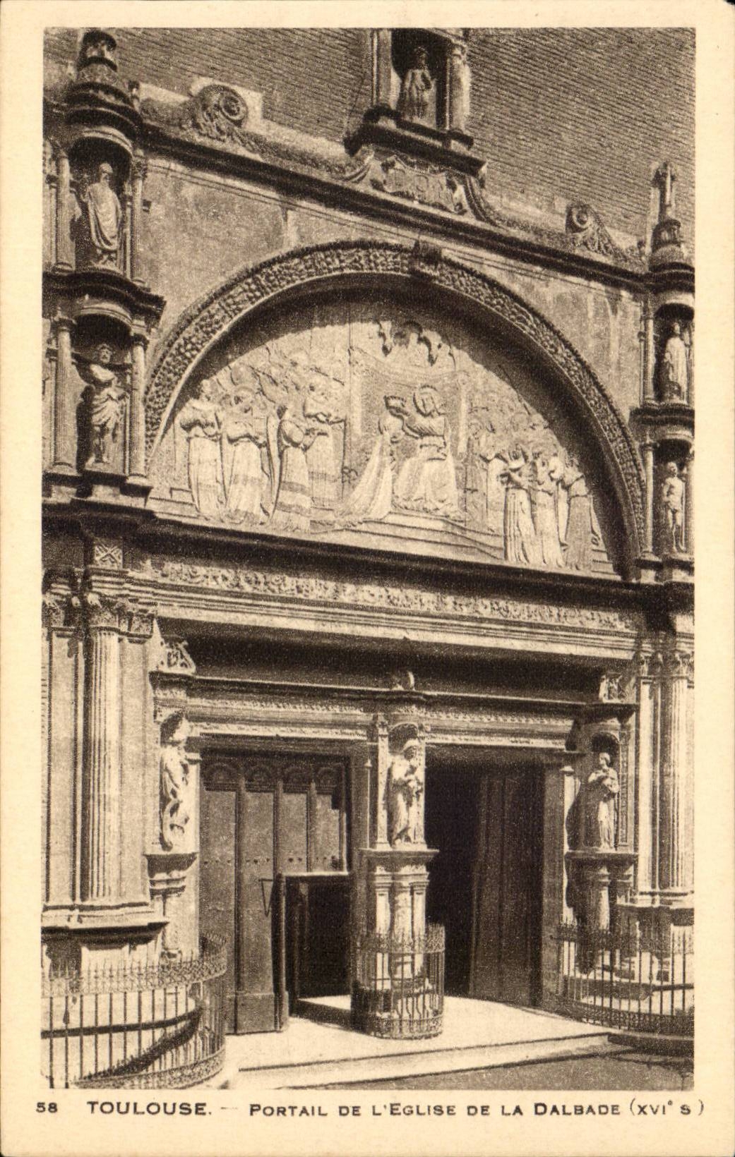 Toulouse - Portail de l'Eglise Dalbade - CPA 