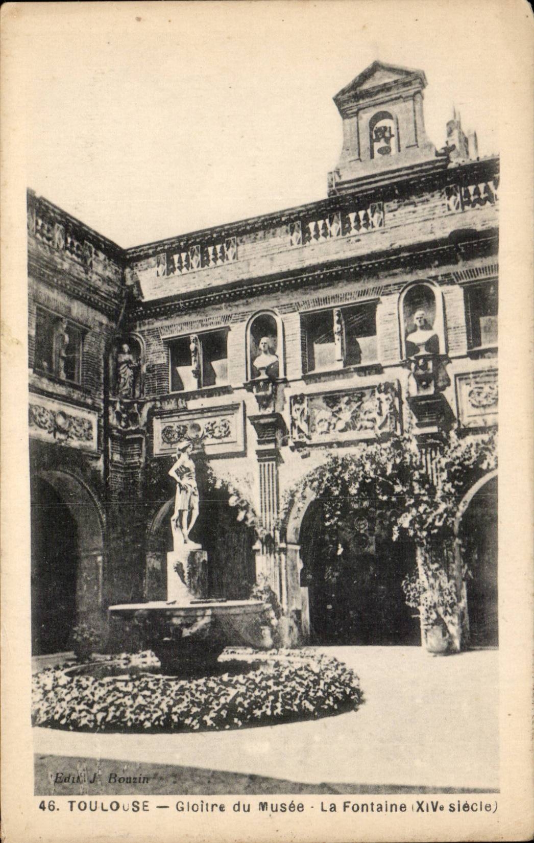 Toulouse - Cloitre du Musee - La Fontaine - CPA 