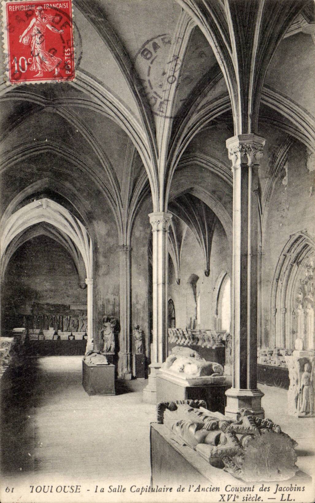 Toulouse - La Salle Capitulaire de l'Ancien Couvent des Jacobins - CPA 