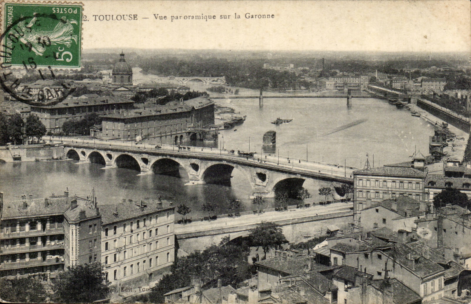 Toulouse - Vue Generale sur la Garonne - CPA 
