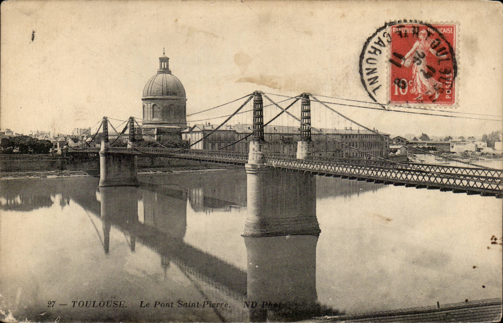 Toulouse - Le Pont Saint Pierre - CPA 