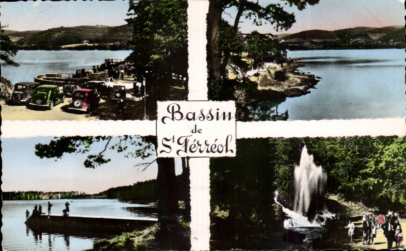 Basin of St Ironwood - Souvenir - CPA