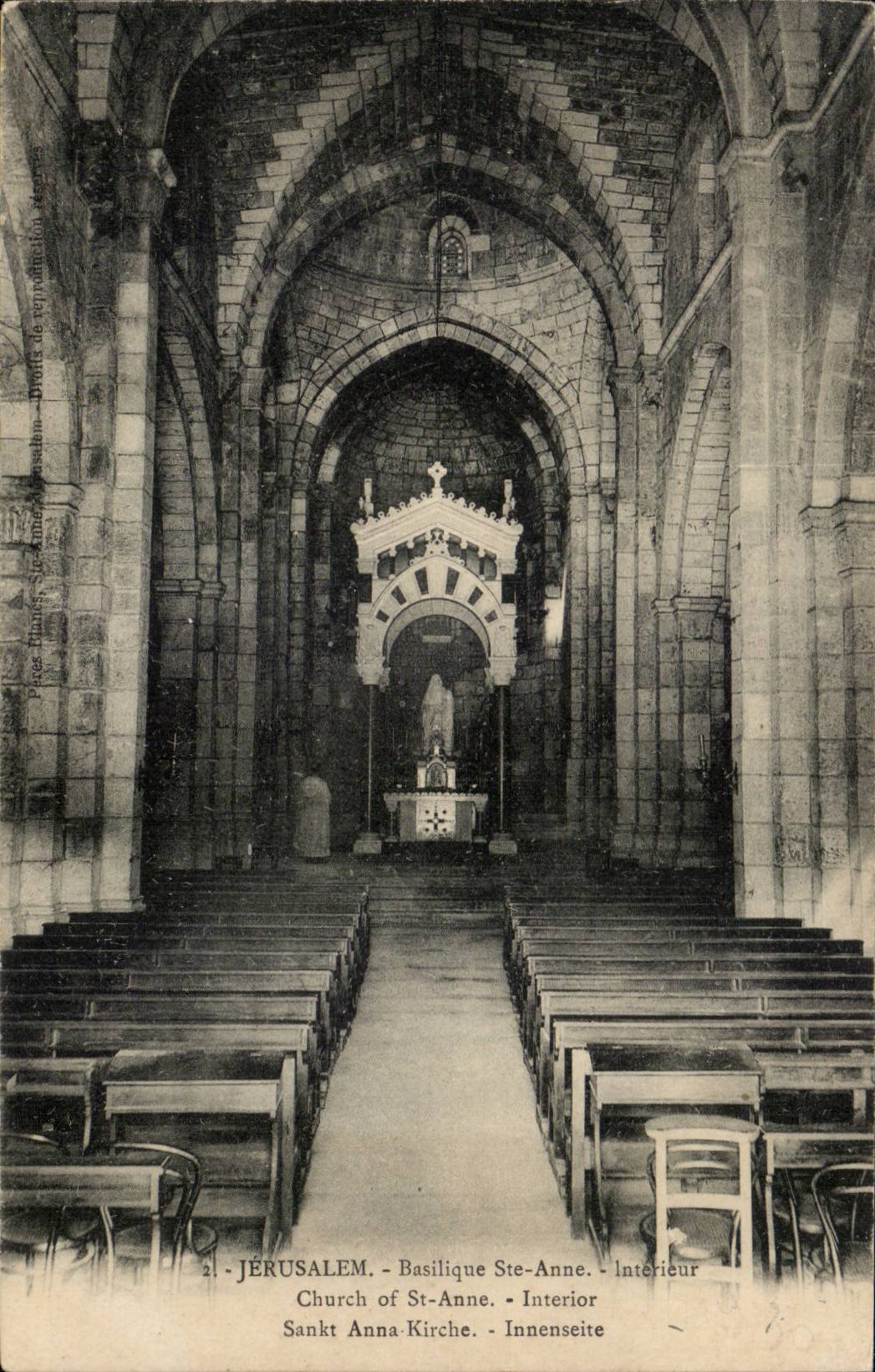 Israel - Jerusalem - Basilica co Anne - Church off St Anne - CPA