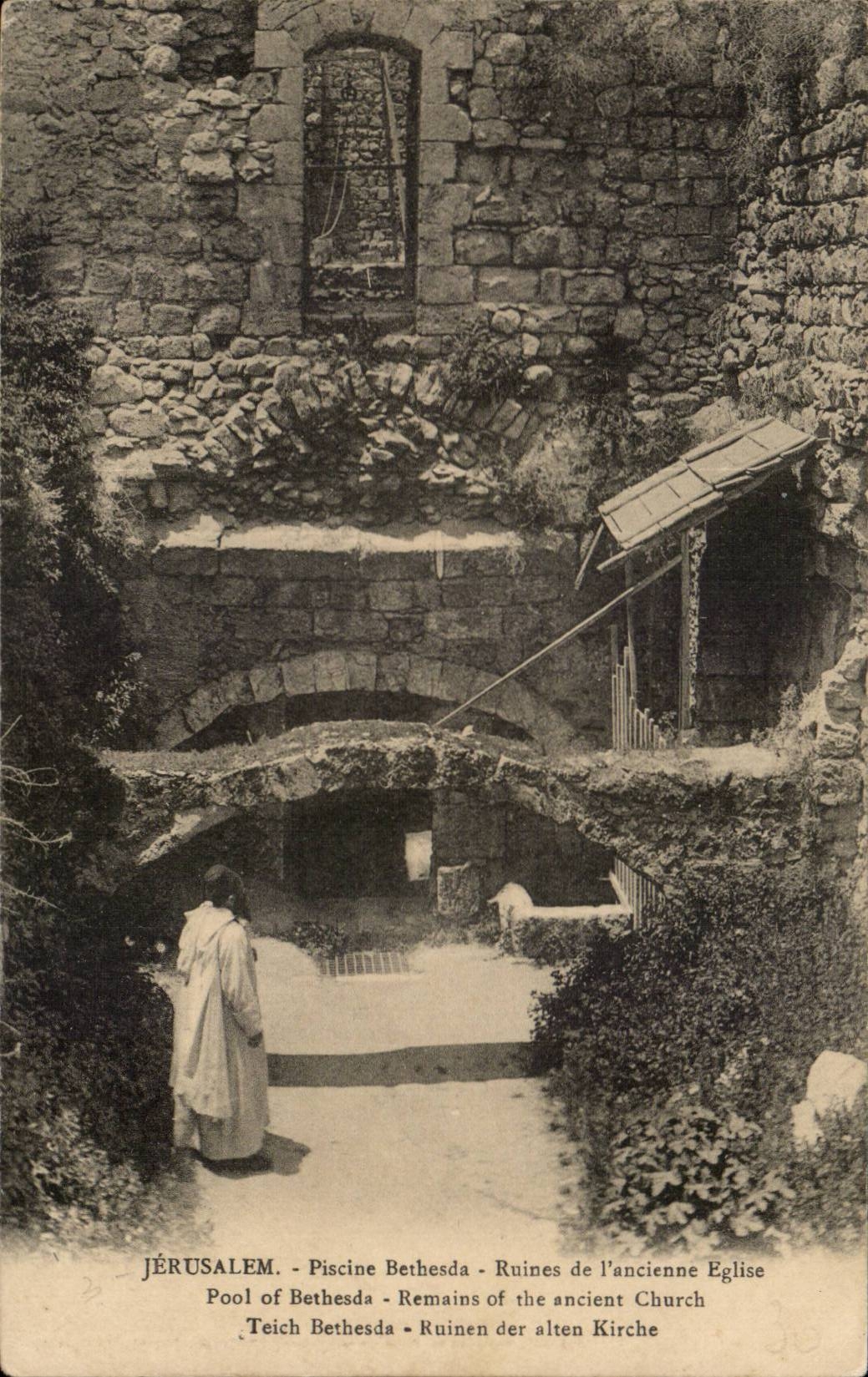 Israel - Jerusalem - Bethesda Swimming pool - Pool off Bethesda - CPA