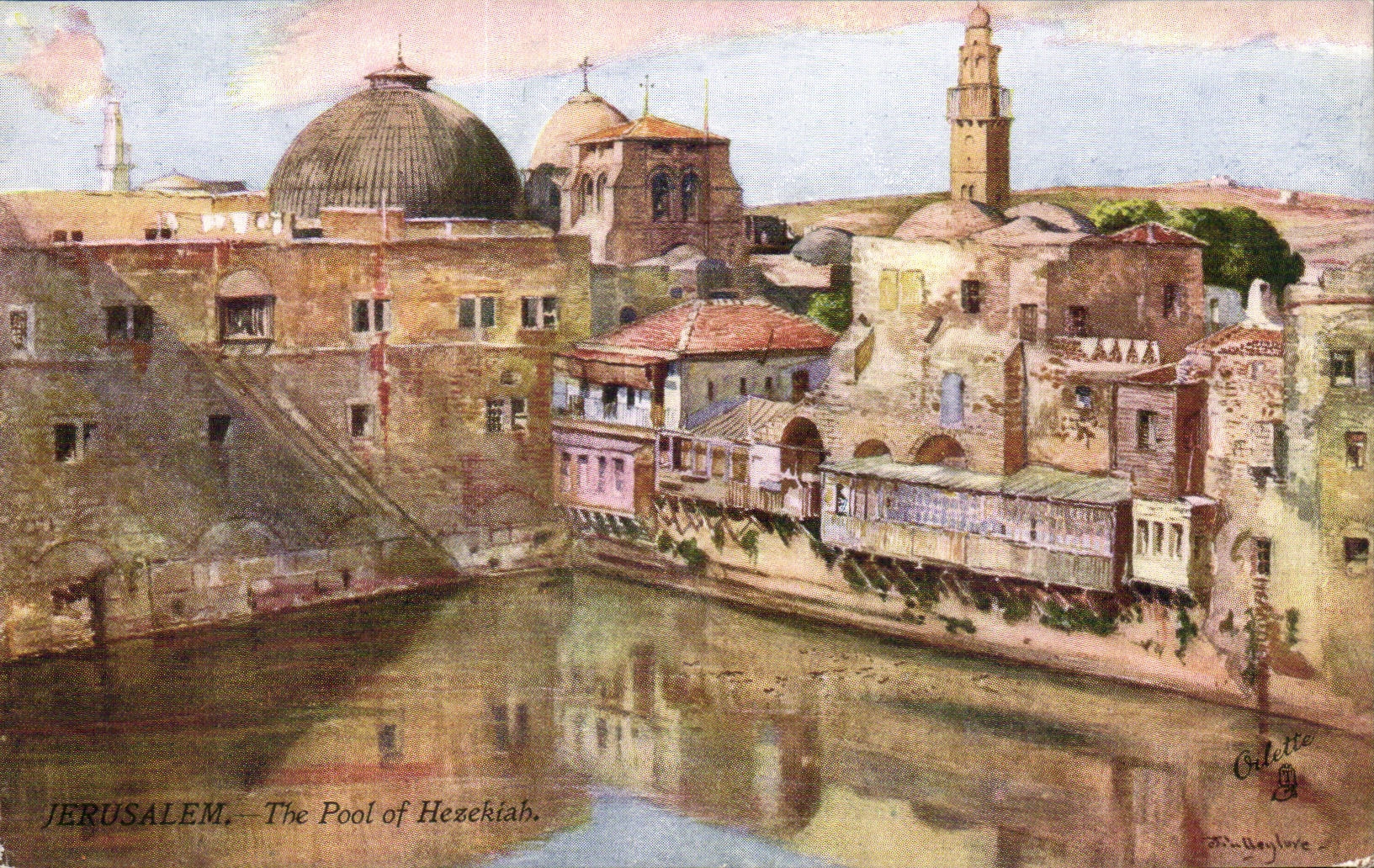 Israel - Jerusalem - The Pool off Hezekiah - CPA