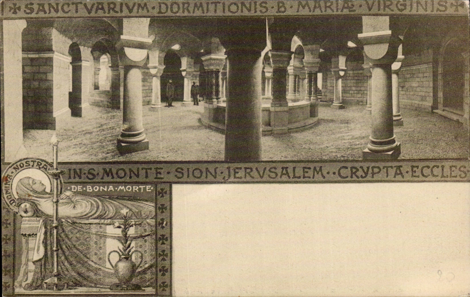 Israel - Jerusalem - Assemble Sion - Crypta Eccles CPA