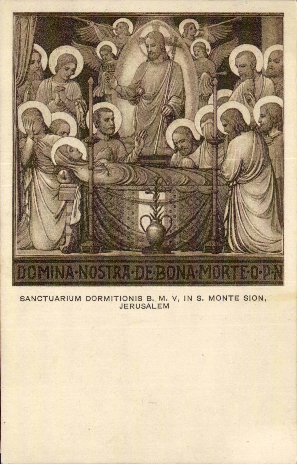 Israel - Jerusalem - Sanctuarium Dormitionis in S Assembles Sion CPA