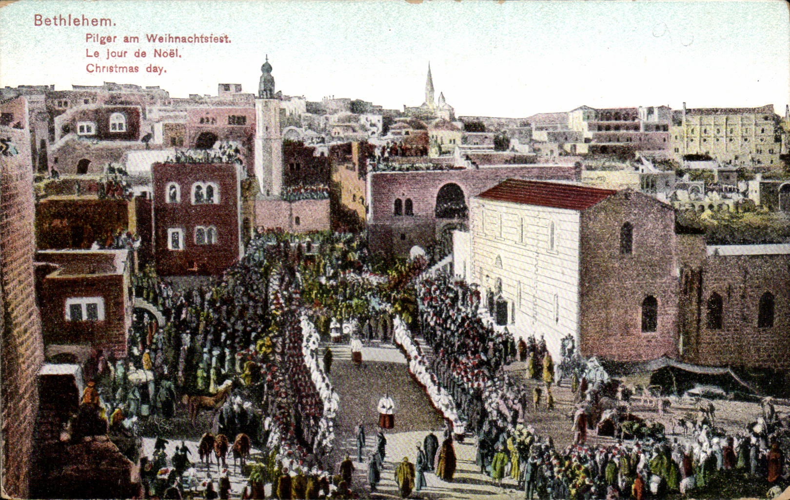 Israel - Bethlehem - the Christmas Day - Christmas Day CPA