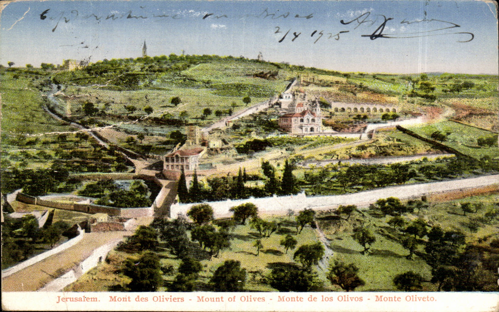 Israel - Jerusalem - The Mount off Olives - Mount of Olives - - CPA