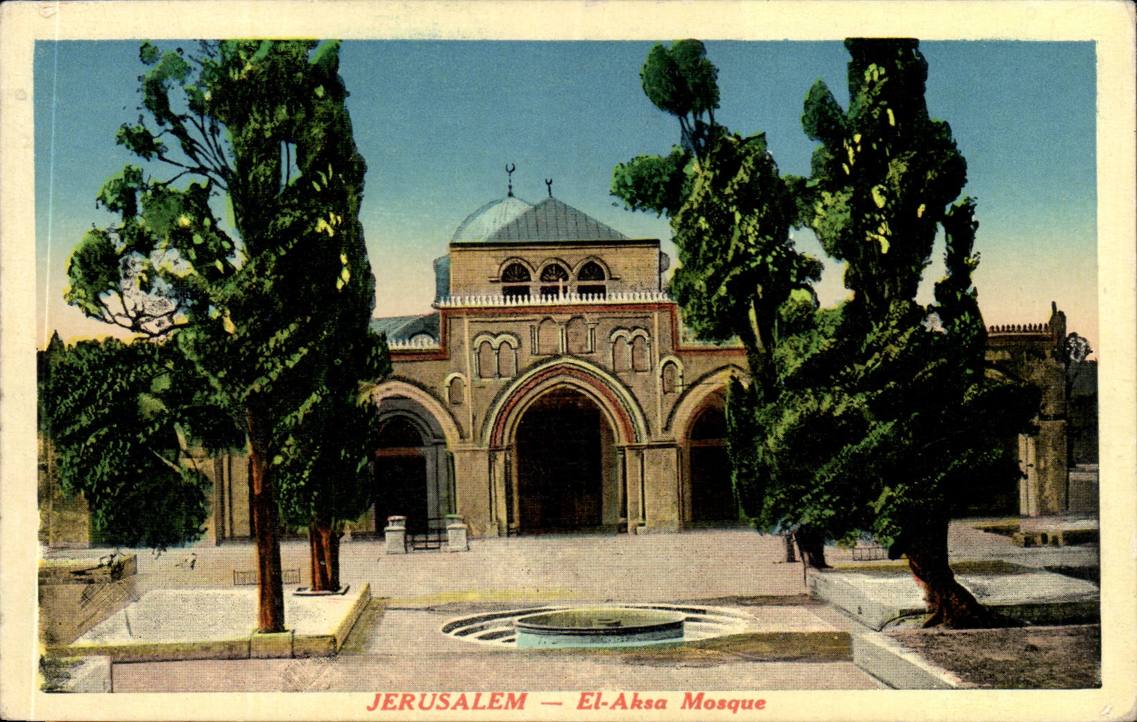 Israel - Jerusalem - Mosque d' El Aksa - Mosque El Aksa - Moschea - Muslim - Islam - CPA