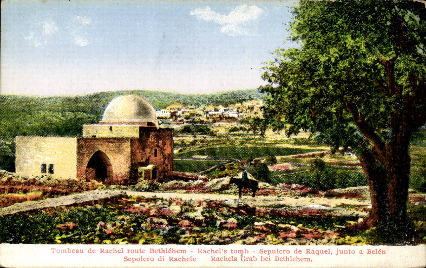 Israel - Road of Bethlehem - Tomb of Rachel - CPA