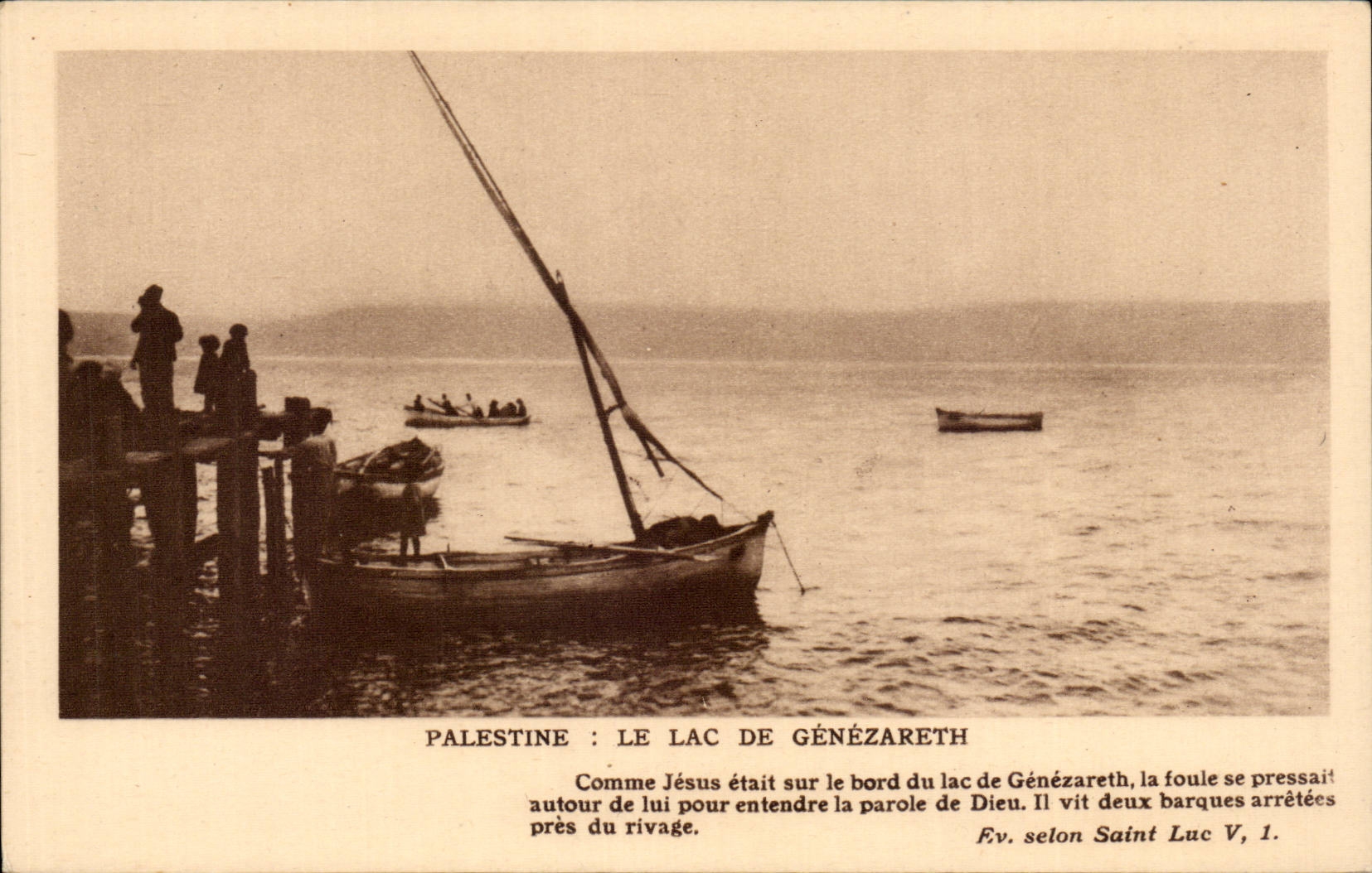 Palestine - the Lake Genezareth - CPA