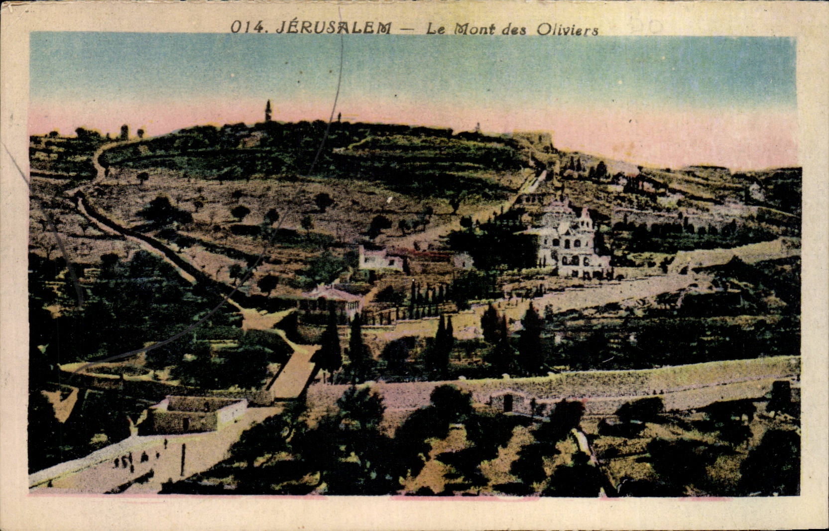 Israel - Jerusalem - the Mount of Olives - CPA