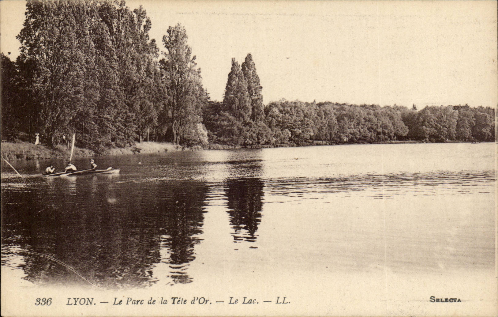 Lyon - der Park des Goldkopfes - CPA