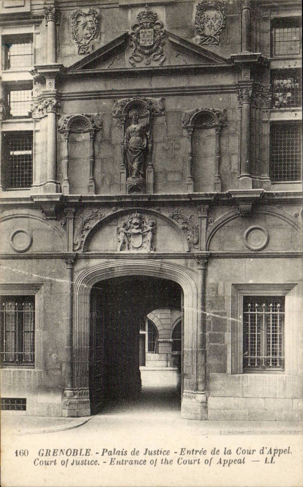 Grenoble - Law courts - Entrance of the Court of Appeal - CPA