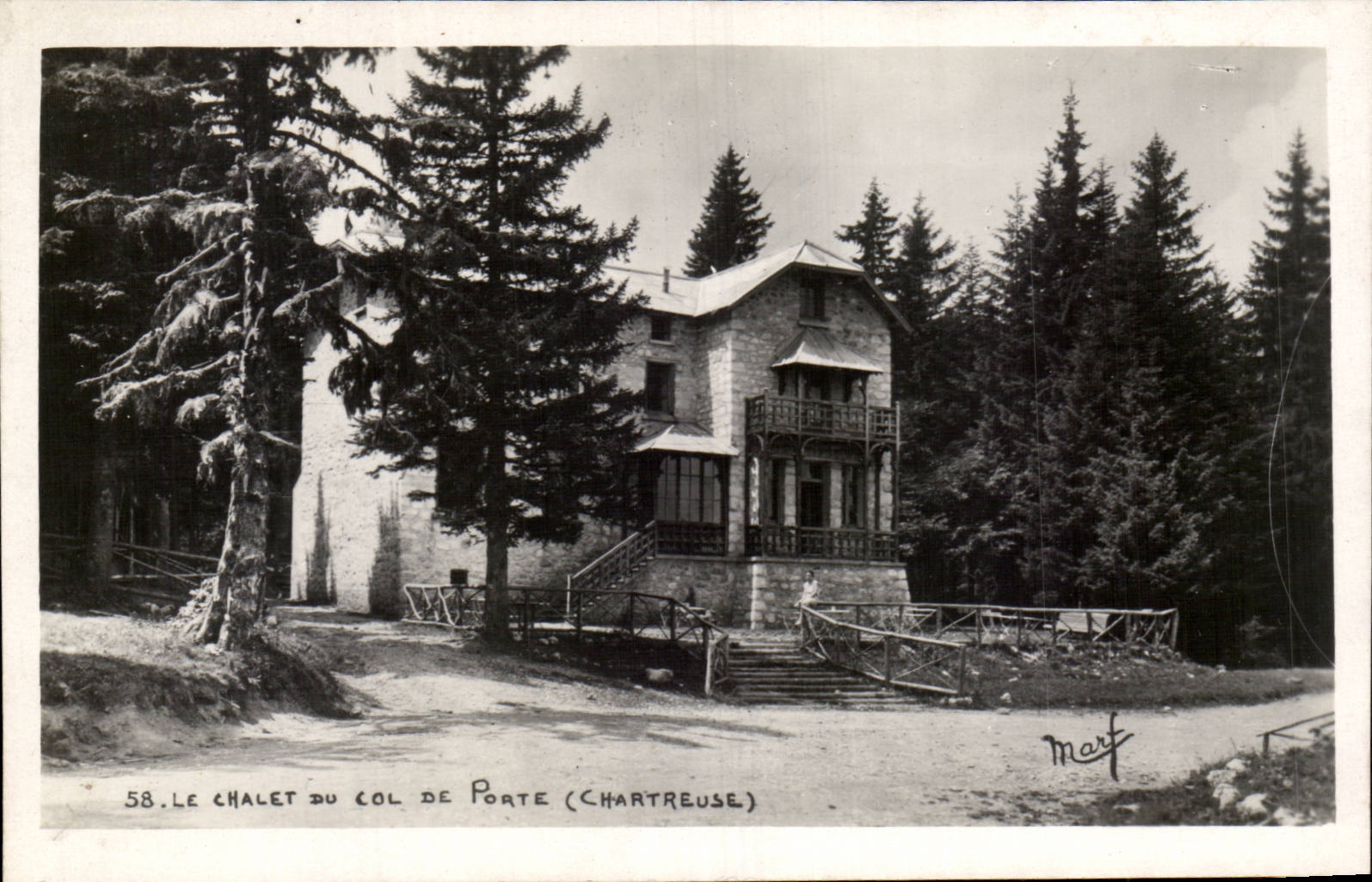 Chartreuse - das Landhauschen des Kragens des Gatters - CPA