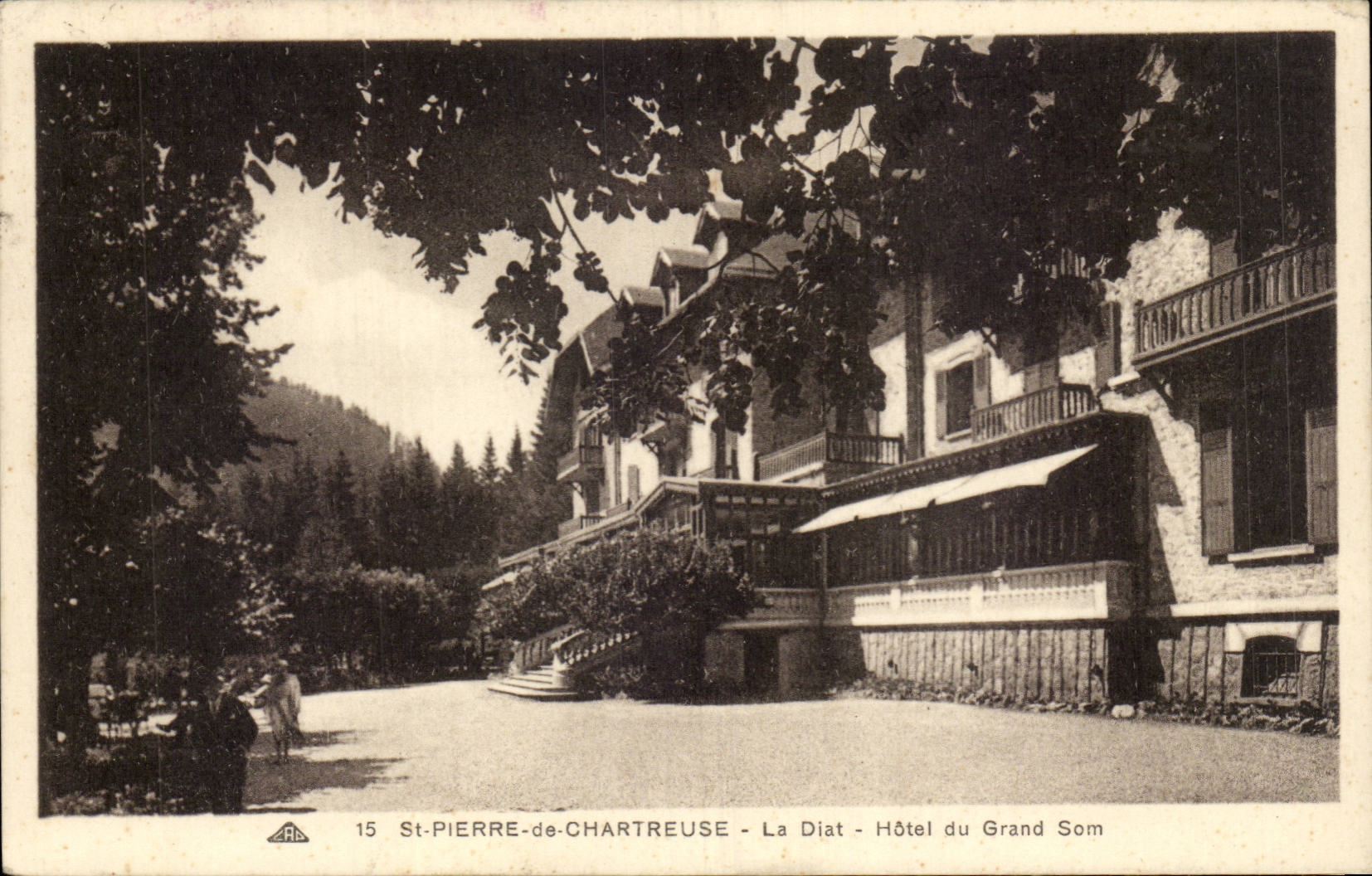 St Pierre de Chartreuse - Diat - Hotel des grossen Som CPA