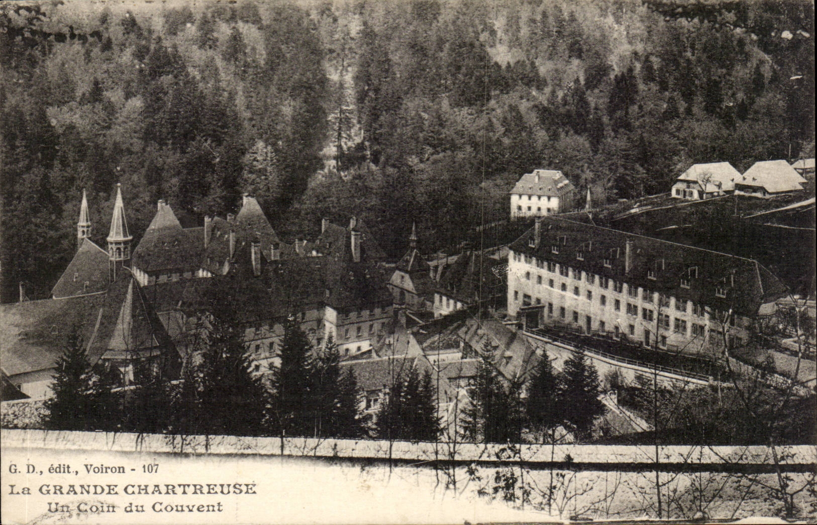 Grosses Chartreuse - eine Ecke des Klosters - CPA