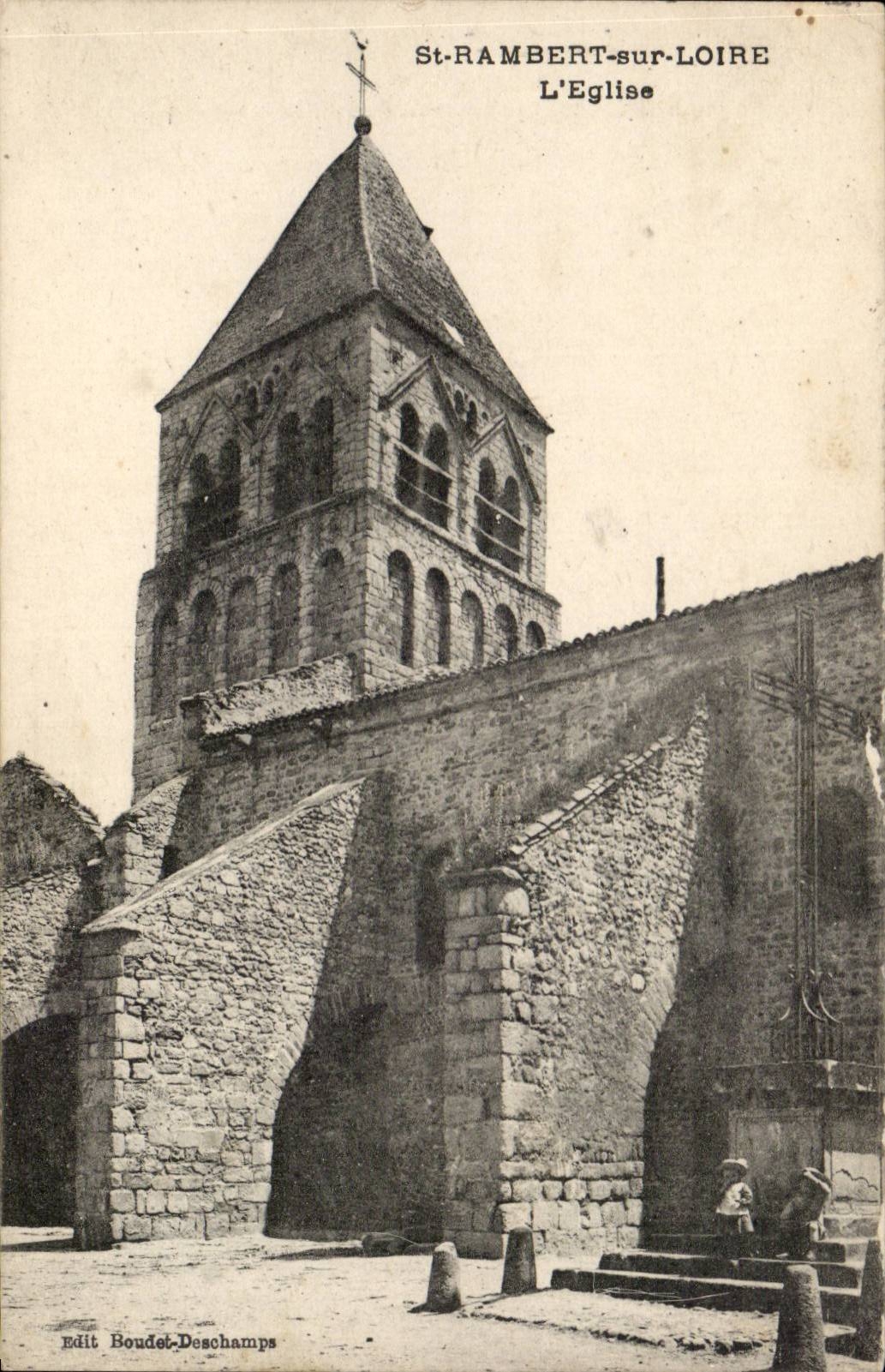 Saint Rambert auf dem Loire - die Kirche - CPA