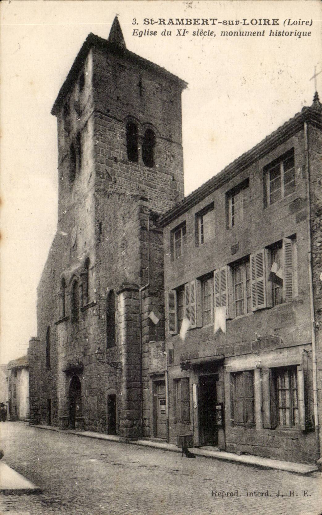Saint Rambert auf dem Loire - die jahrhundertalte Kirche XI - CPA