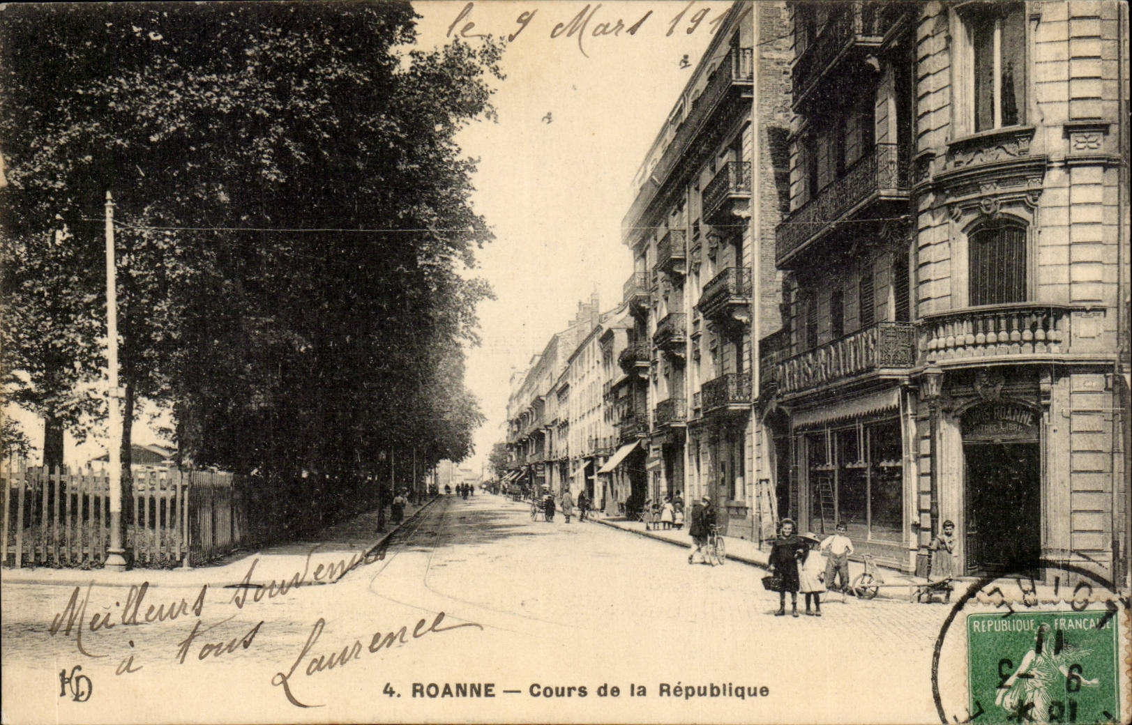 Roanne - Course of the Republic - Rnfant - CPA