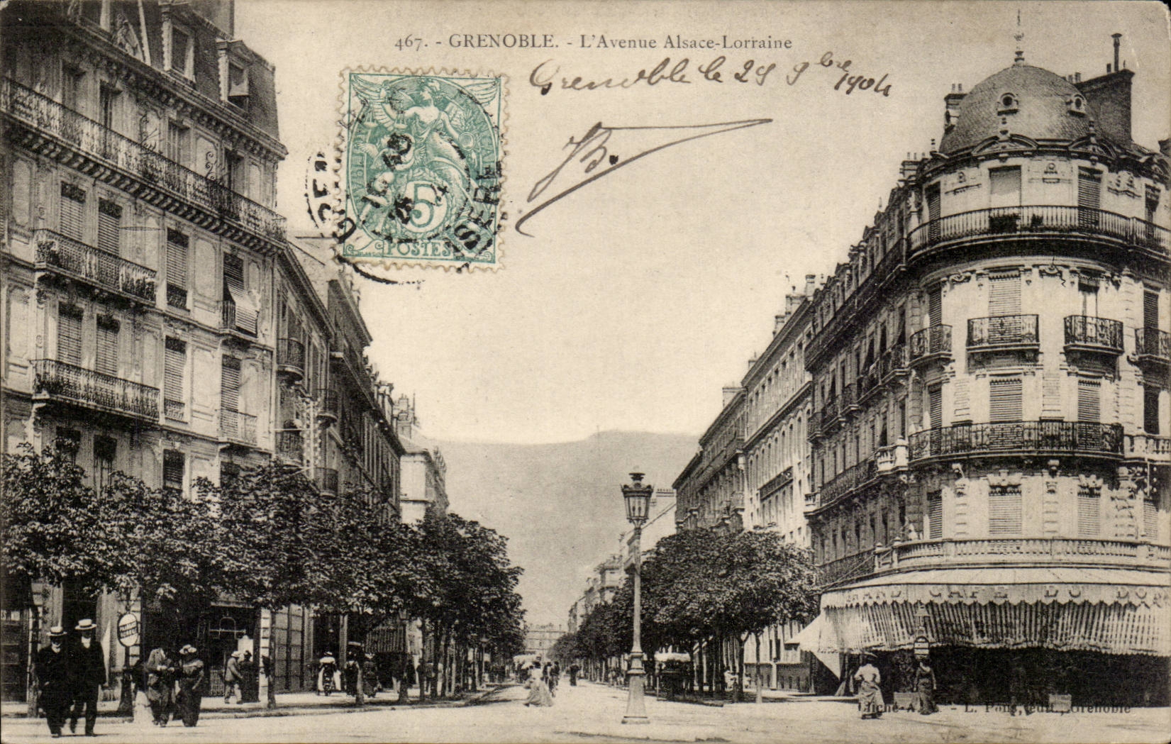 Grenoble - Lorraine the Alsace Avenue - CPA