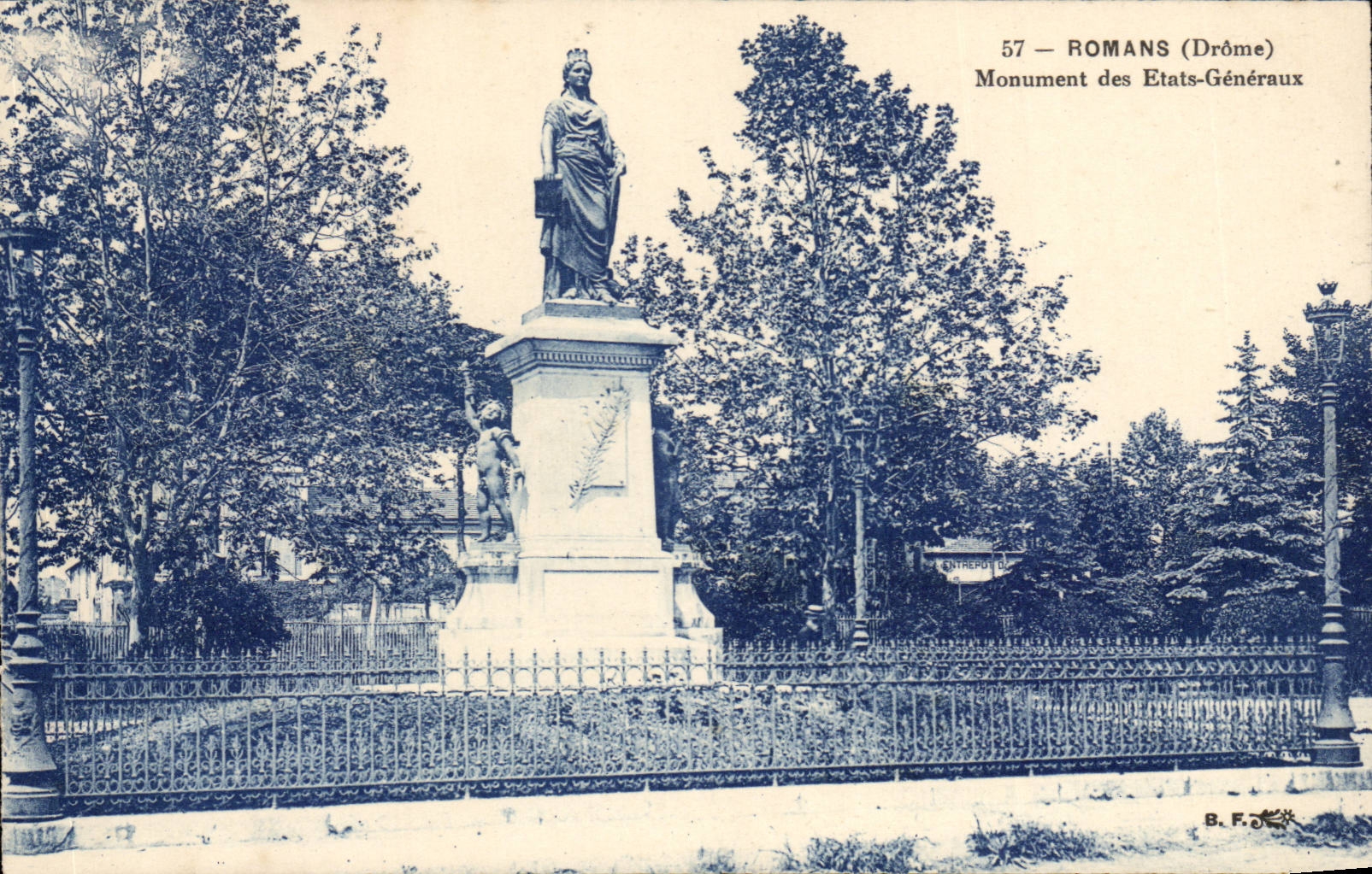Romans sur Isere - Monument des Etats Generaux - CPA 