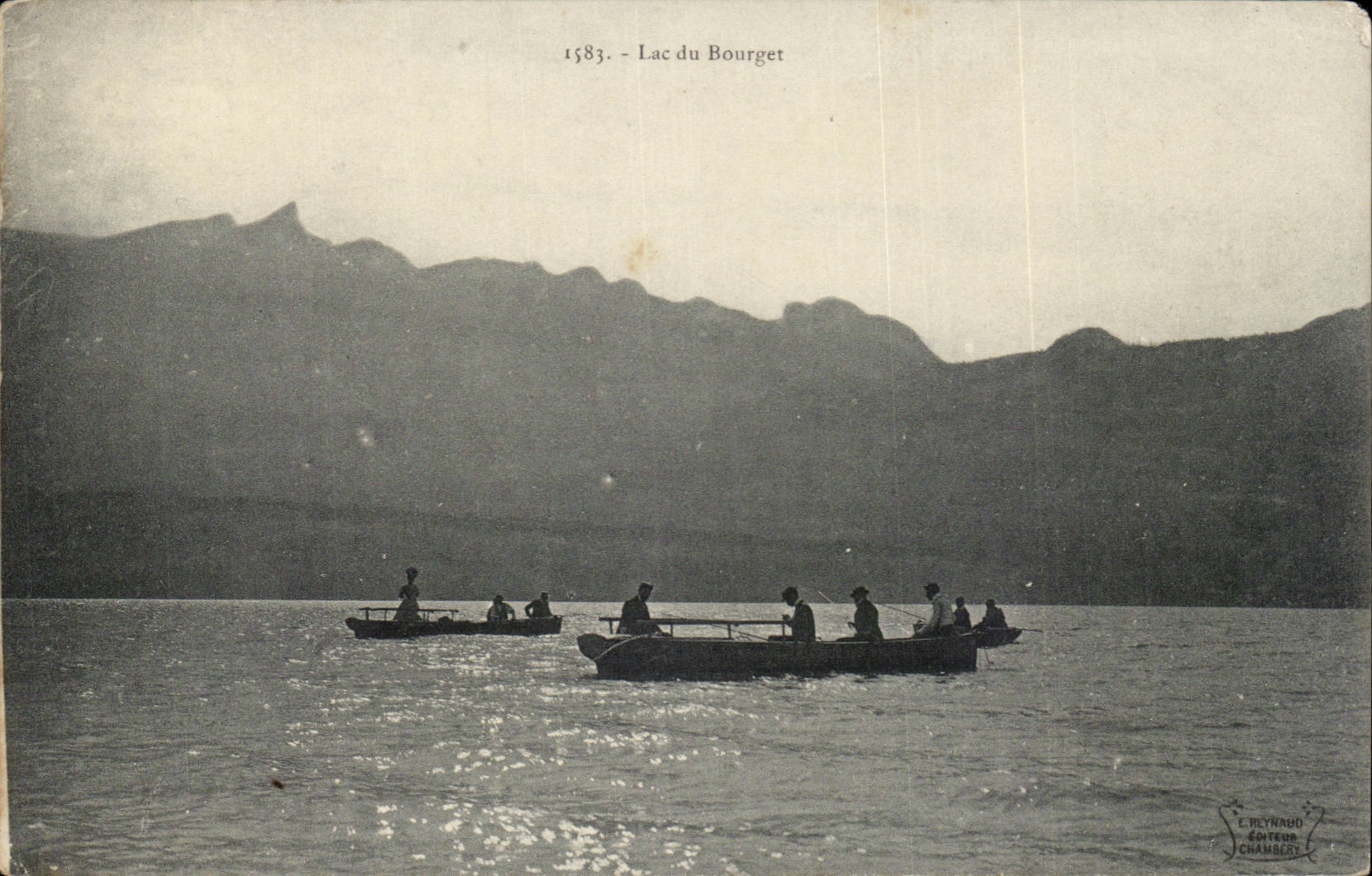 Aix les Bains - Lake of Le Bourget - boat - boat CPA (sinning)