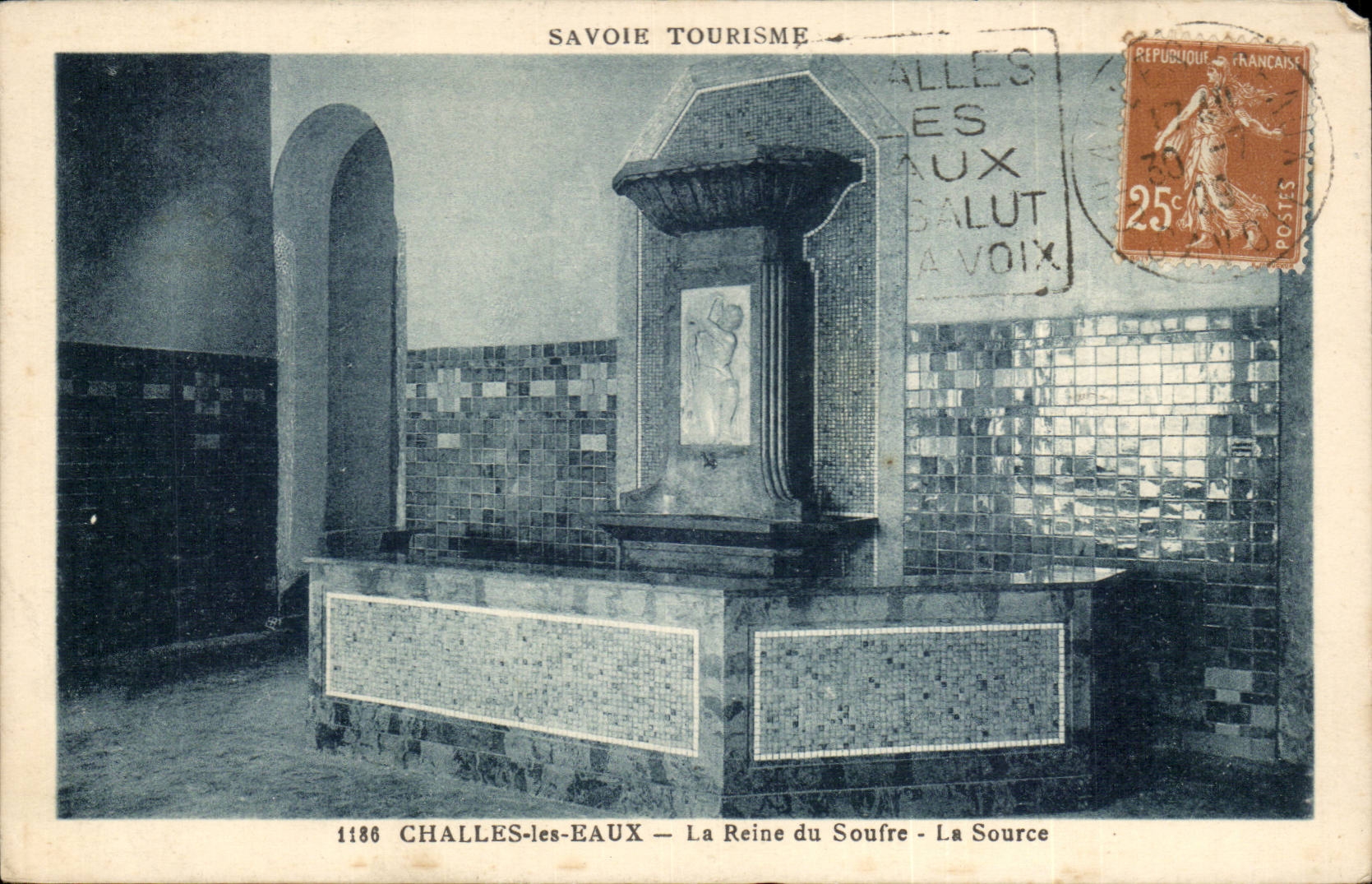 Shawls Water - the Queen of Suffers - Source CPA