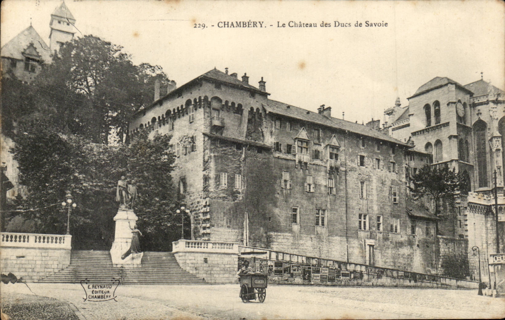 Chambery - the Castle of the Dukes of Savoy CPA (commercial of ices)