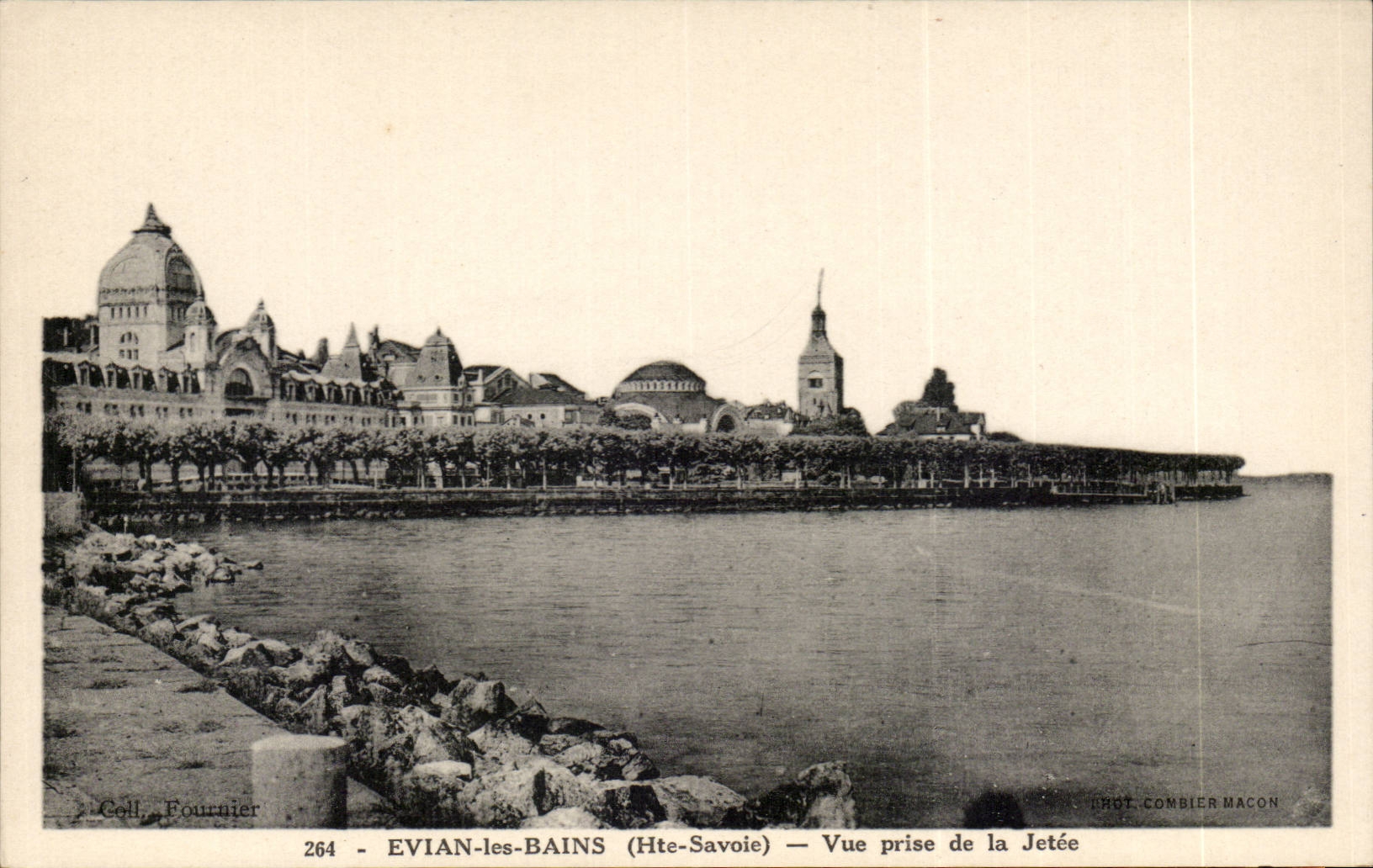 Evian les Bains - Seen from of the Pier - CPA
