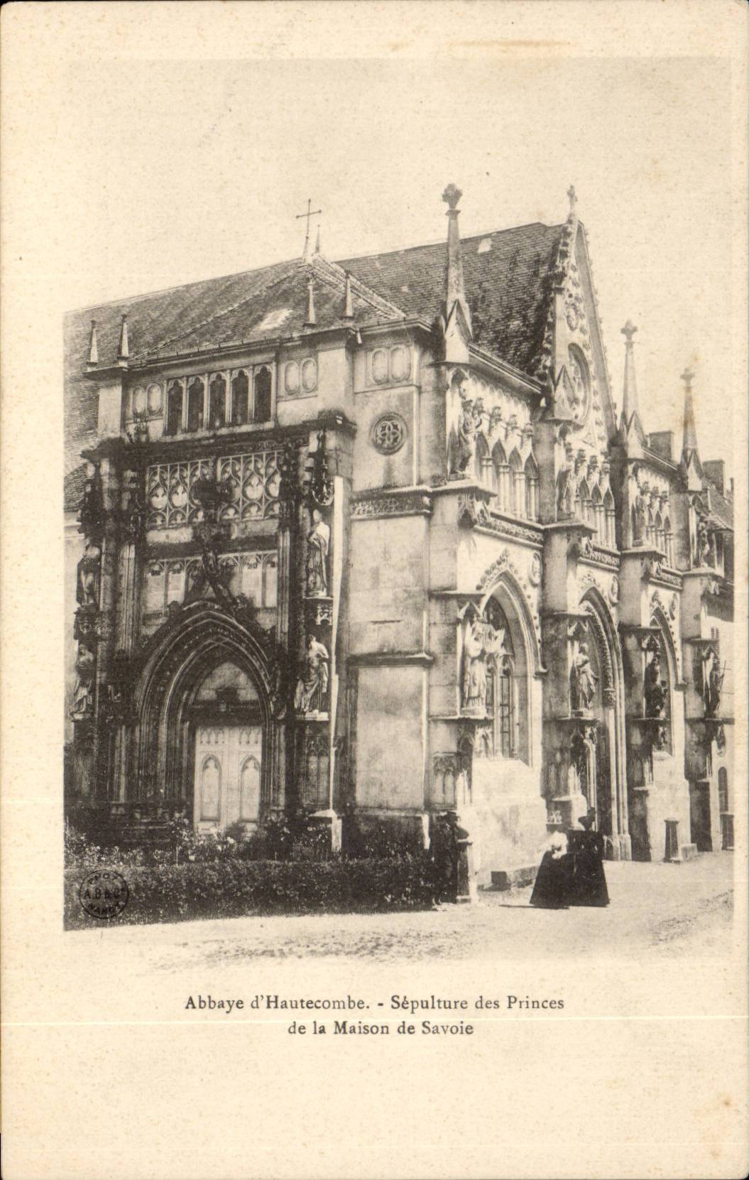 Aix les Bains - Hautecombe Abbey - Burial of the Princes at the House of Savoy - CPA