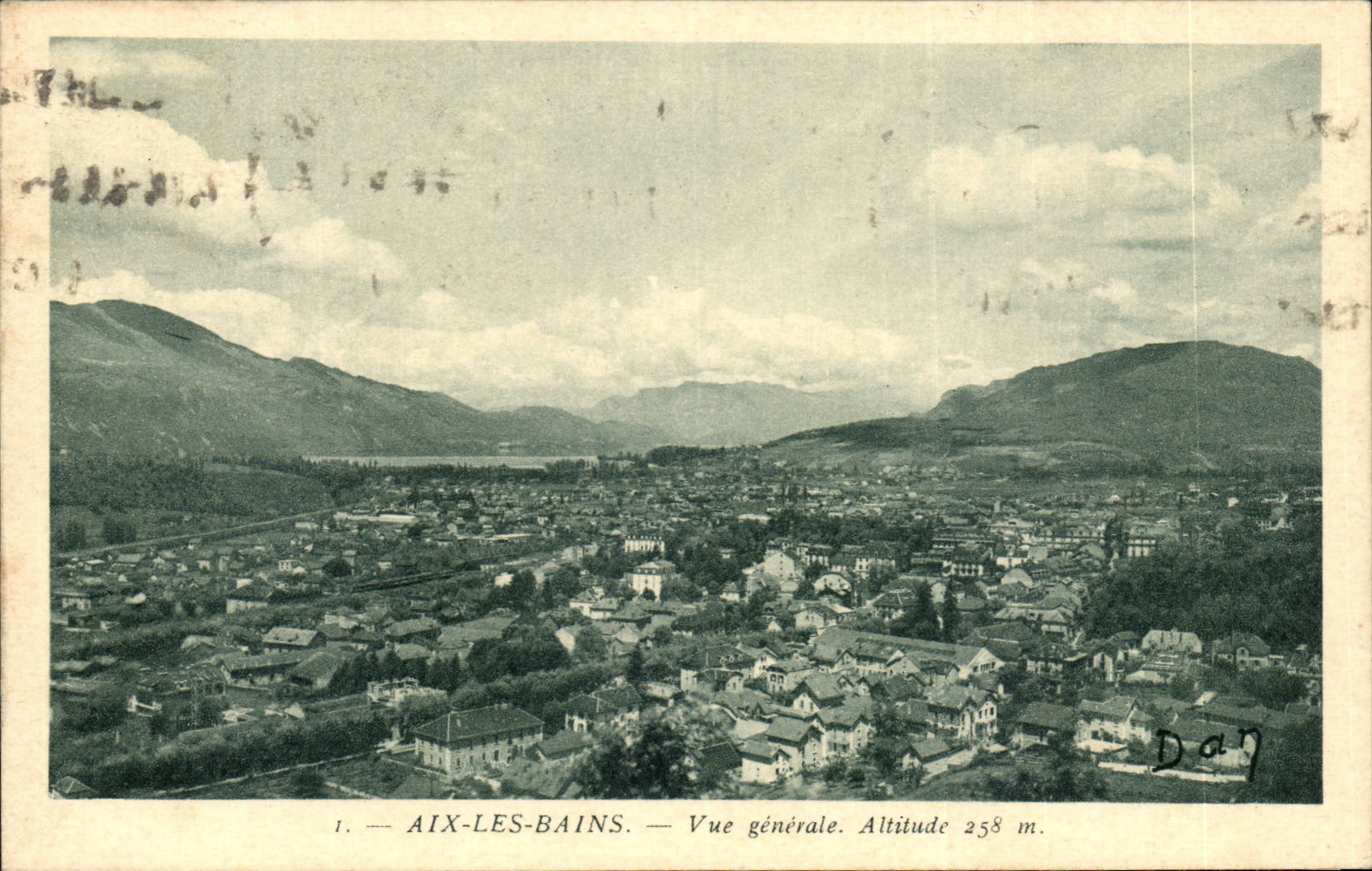 Aix les Bains - View - CPA