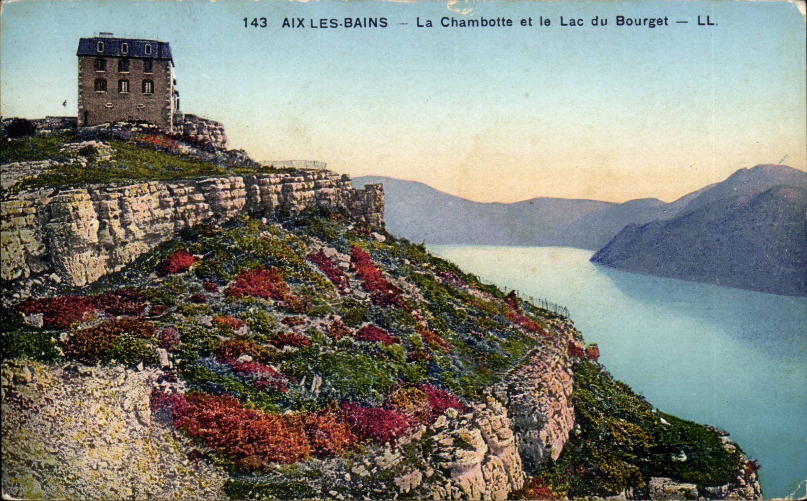 Aix les Bains - Chambotte - Lake of Le Bourget - CPA