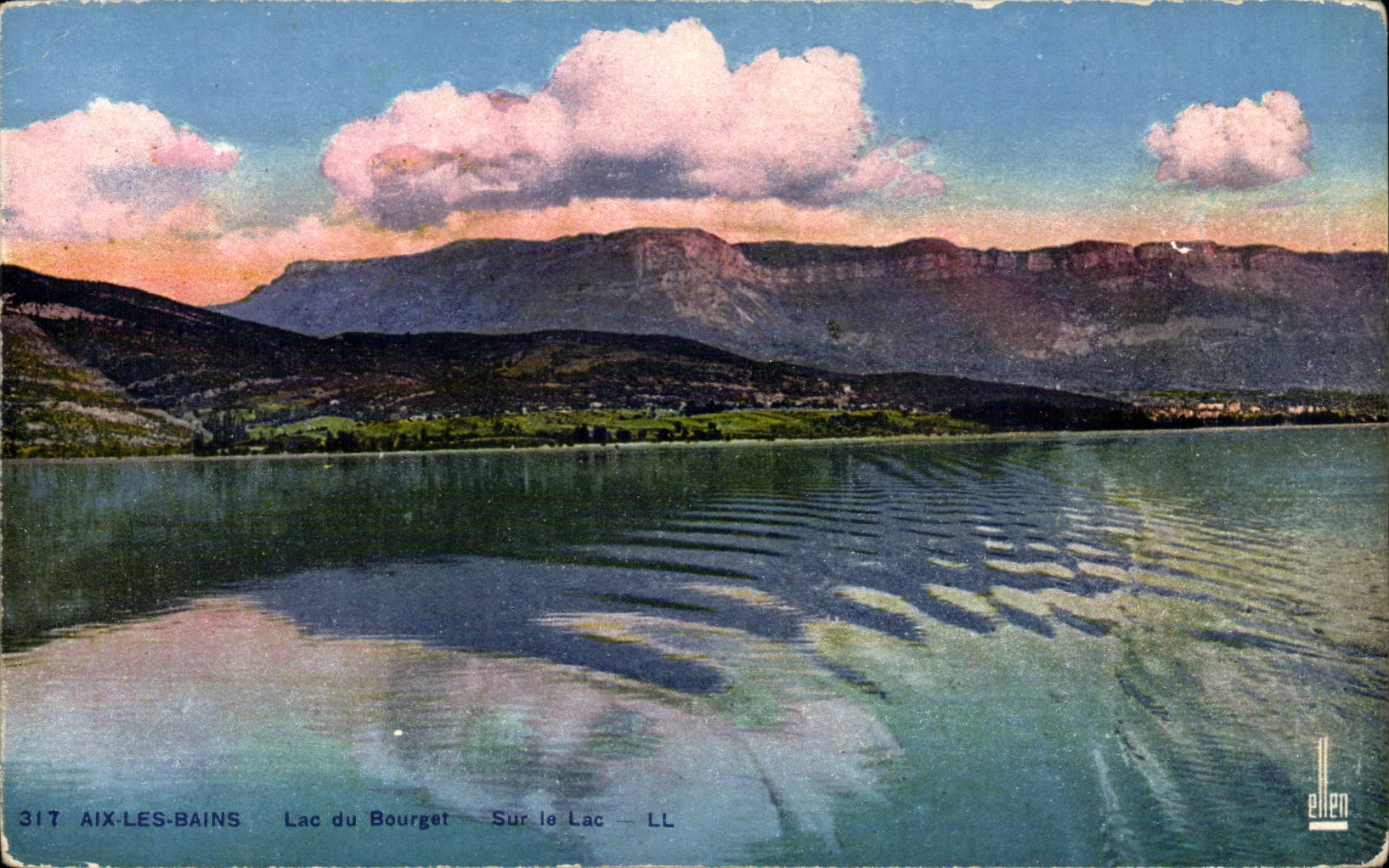 Aix les Bains - Lake of Le Bourget - On the Lake - CPA