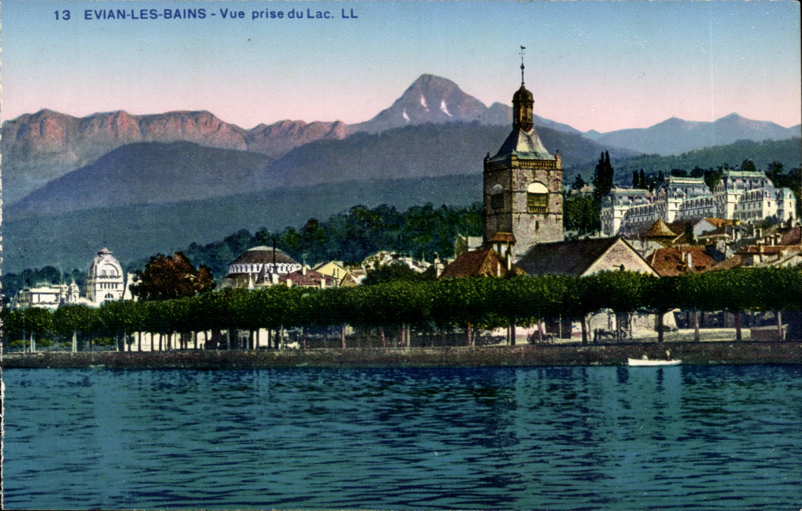 Evian les Bains - Seen from of the Lake - CPA