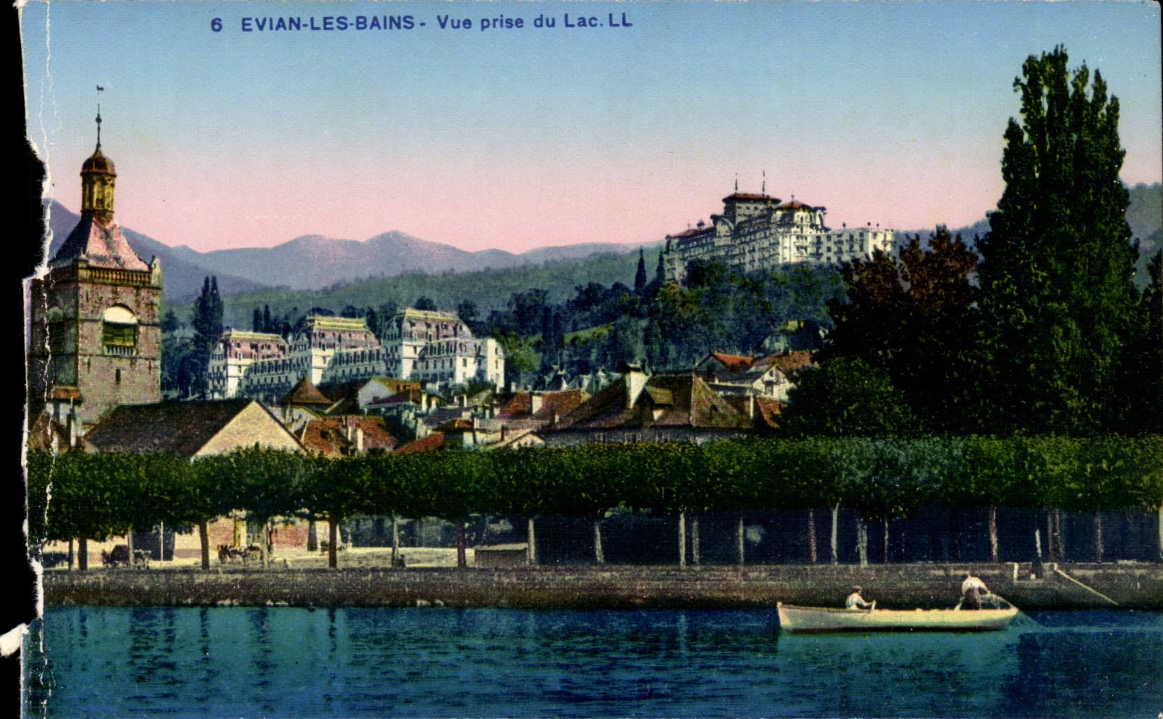Evian les Bains - Seen from of the Lake - CPA