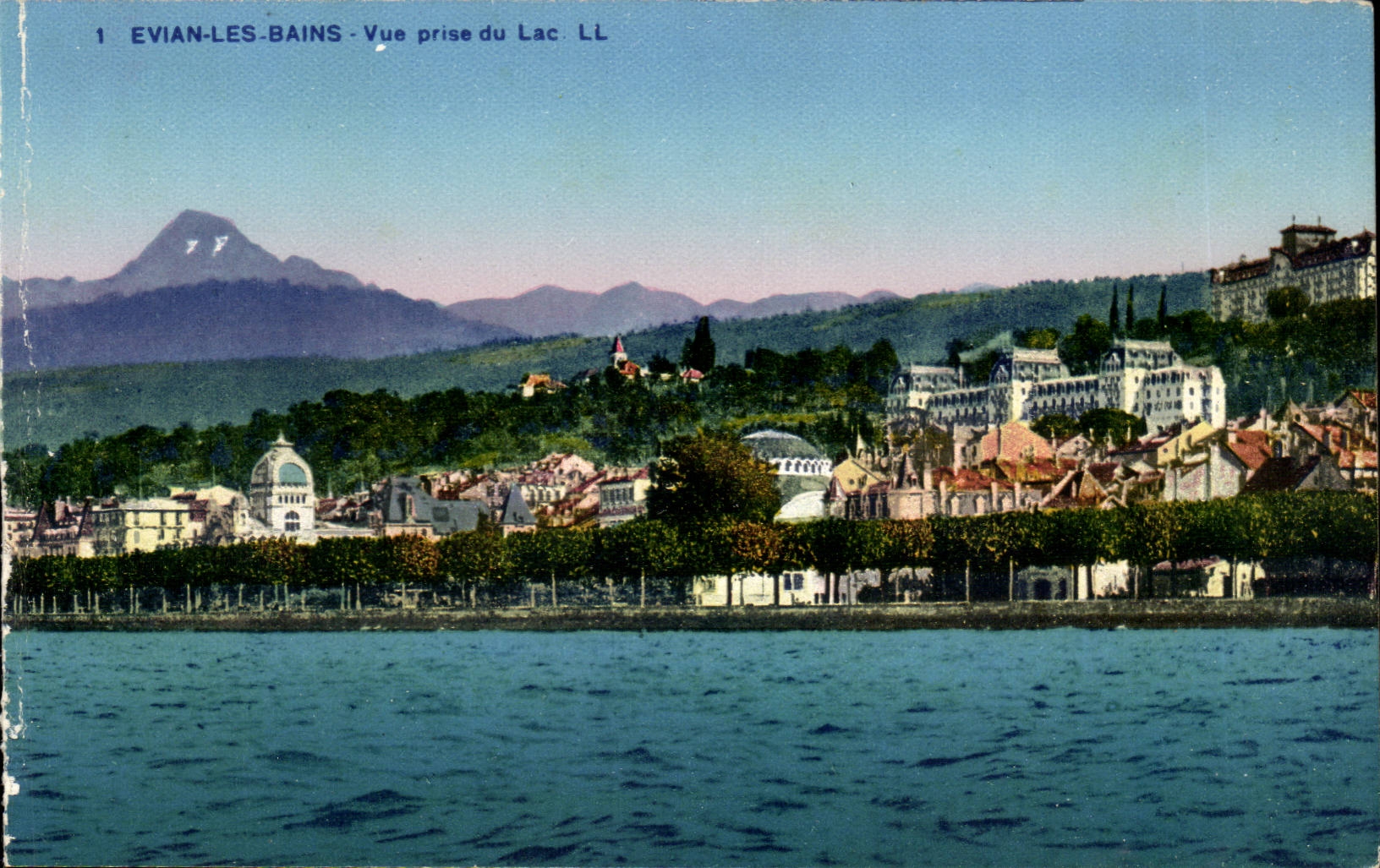 Evian les Bains - Seen from of the Lake - CPA
