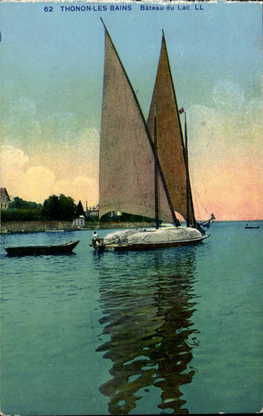 Thonon les Bains - Boat of the Lake - CPA