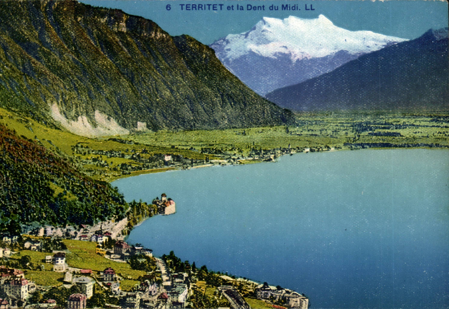 Territet - dent du midi - CPA