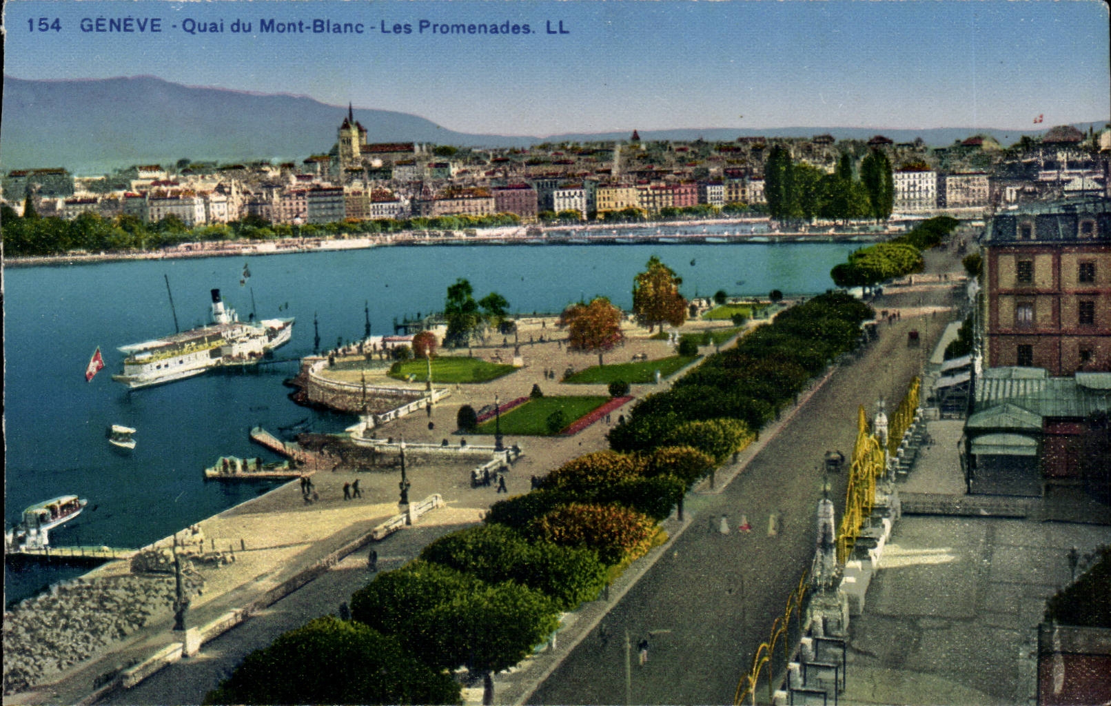 Geneva - - Quia of Mont Blanc - Walks CPA