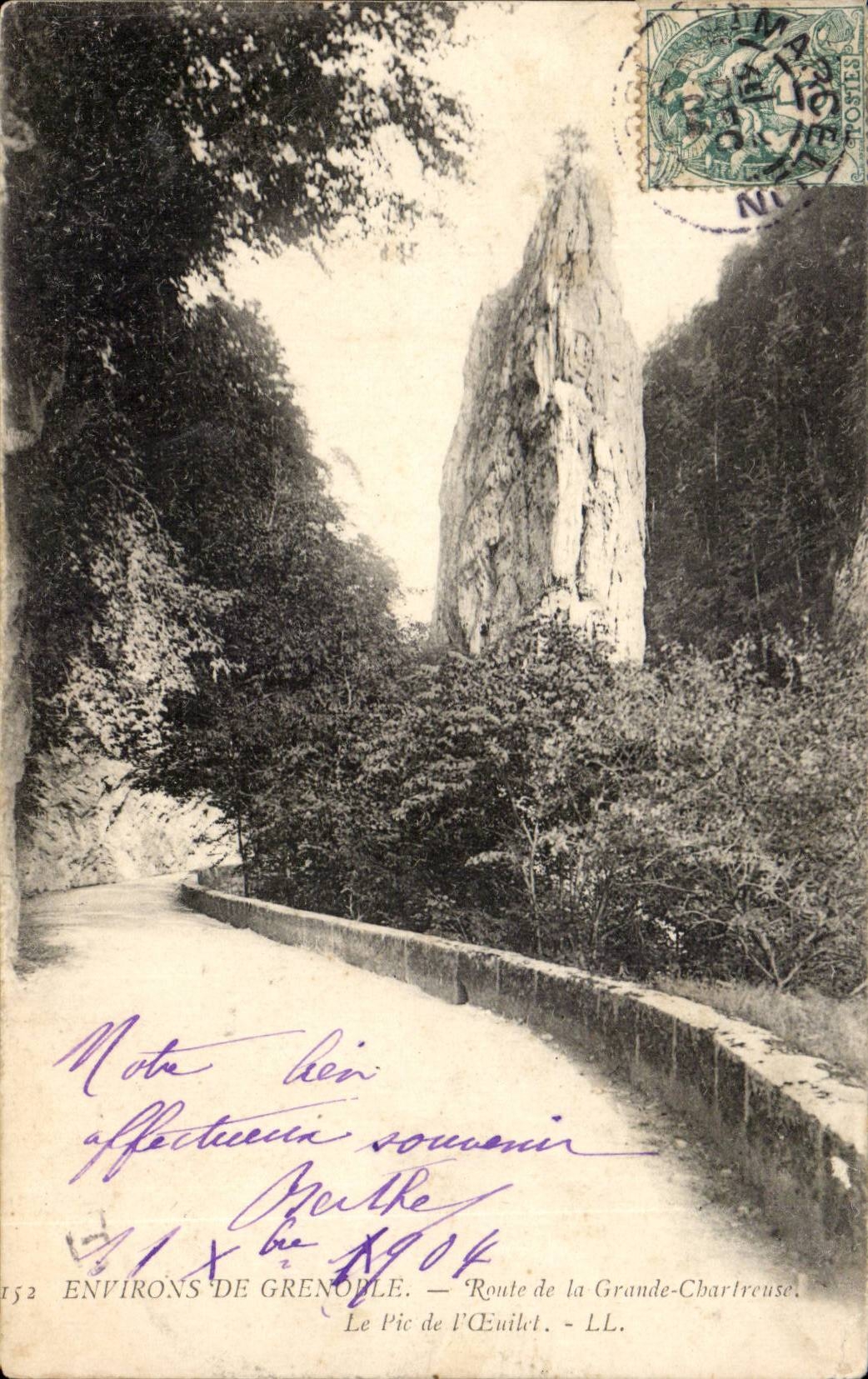 Surroundings of Grenoble - Road of Large Chartreuse - CPA