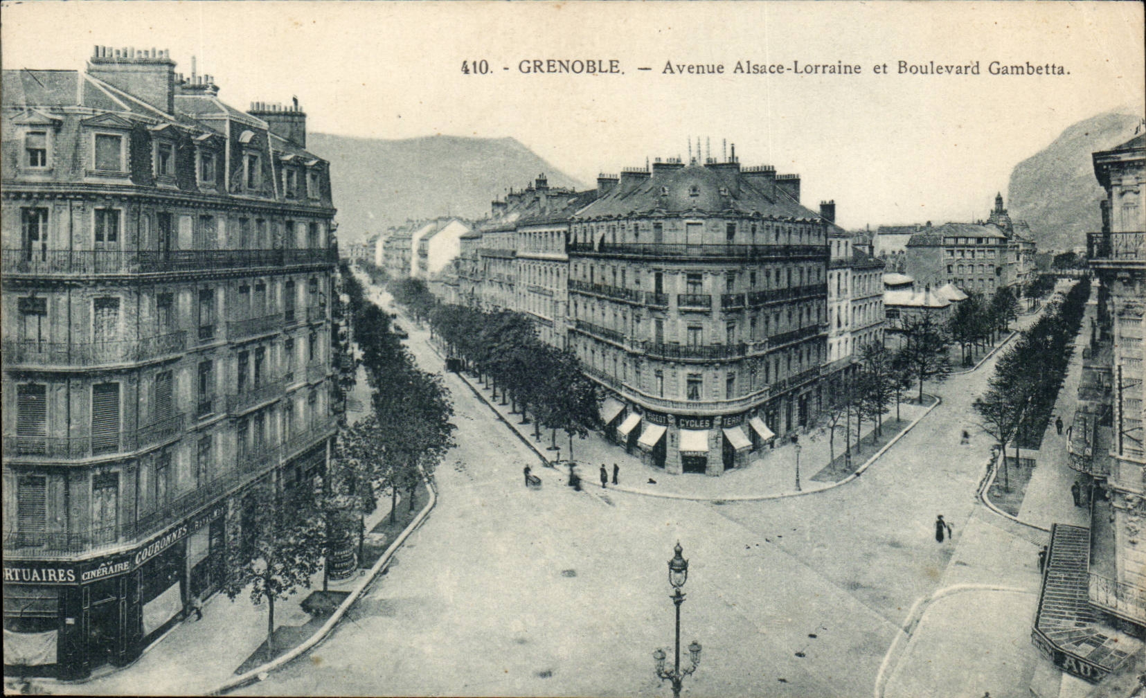 Grenoble - Lorraine Alsace Avenue and Boulevard Gambetta CPA