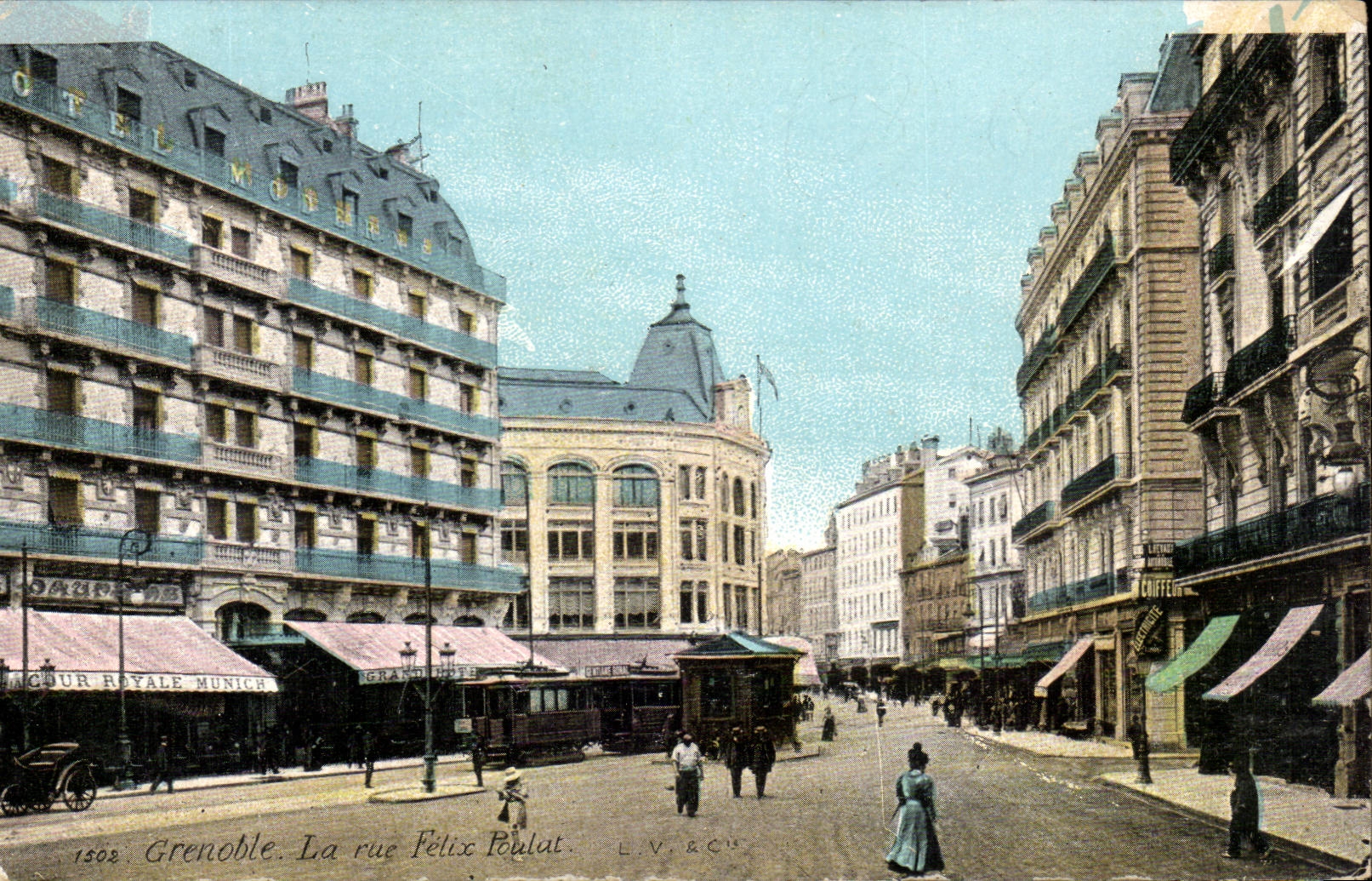 Grenoble - the Street Felix Poulat CPA