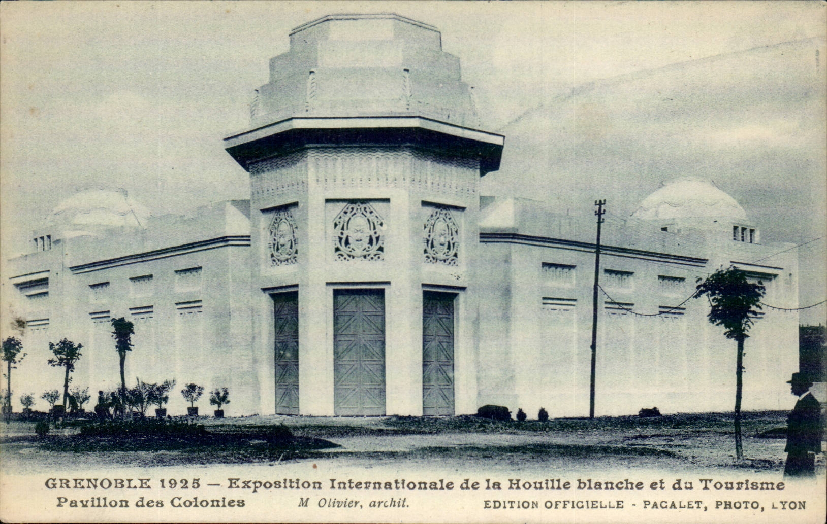 Grenoble 1925 - Fair International of the Hydro-electric power and Tourism CPA